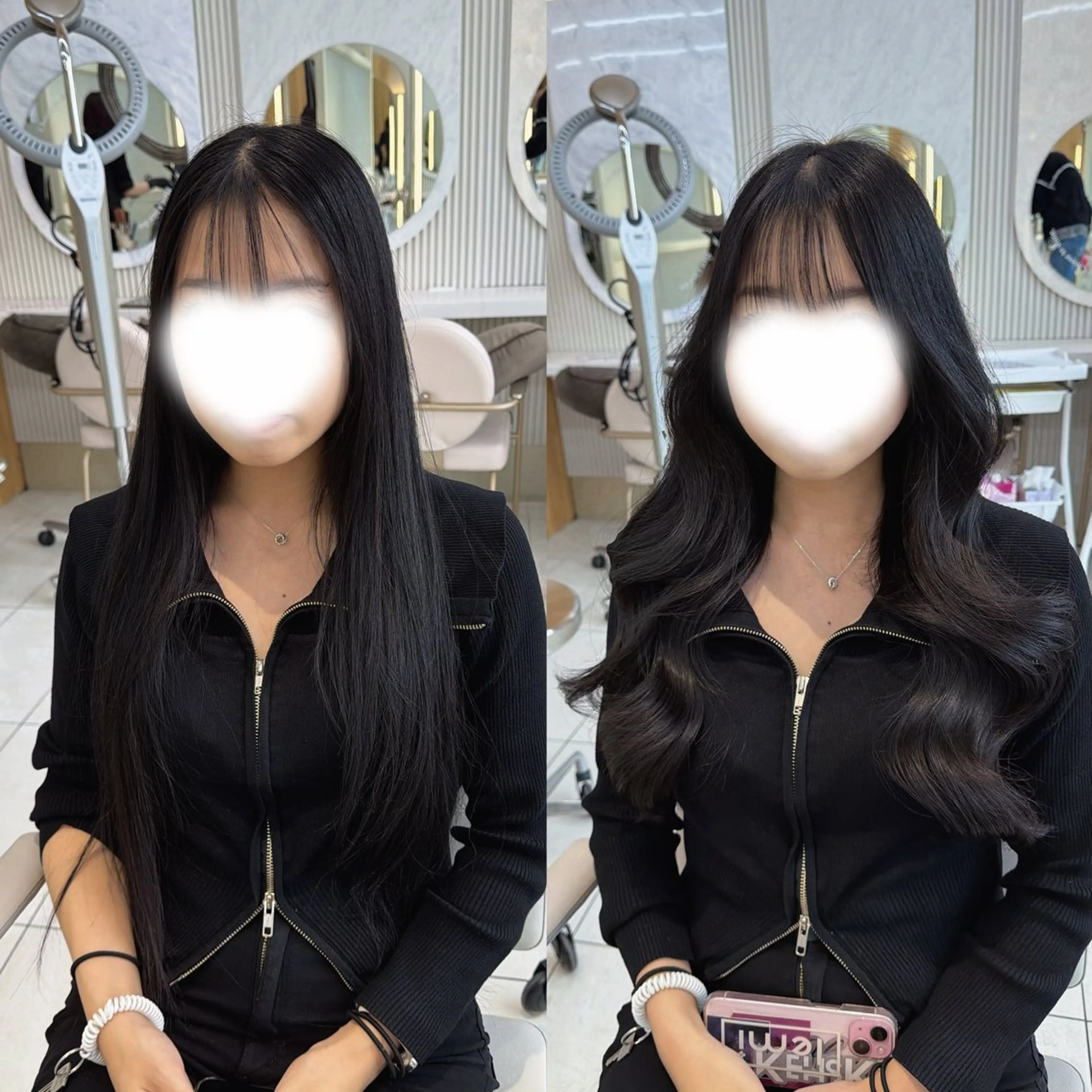 セミロング カット ヘアカラー トリートメント レイヤー/顔周り /韓国ヘア/TAKUのヘアスタイル