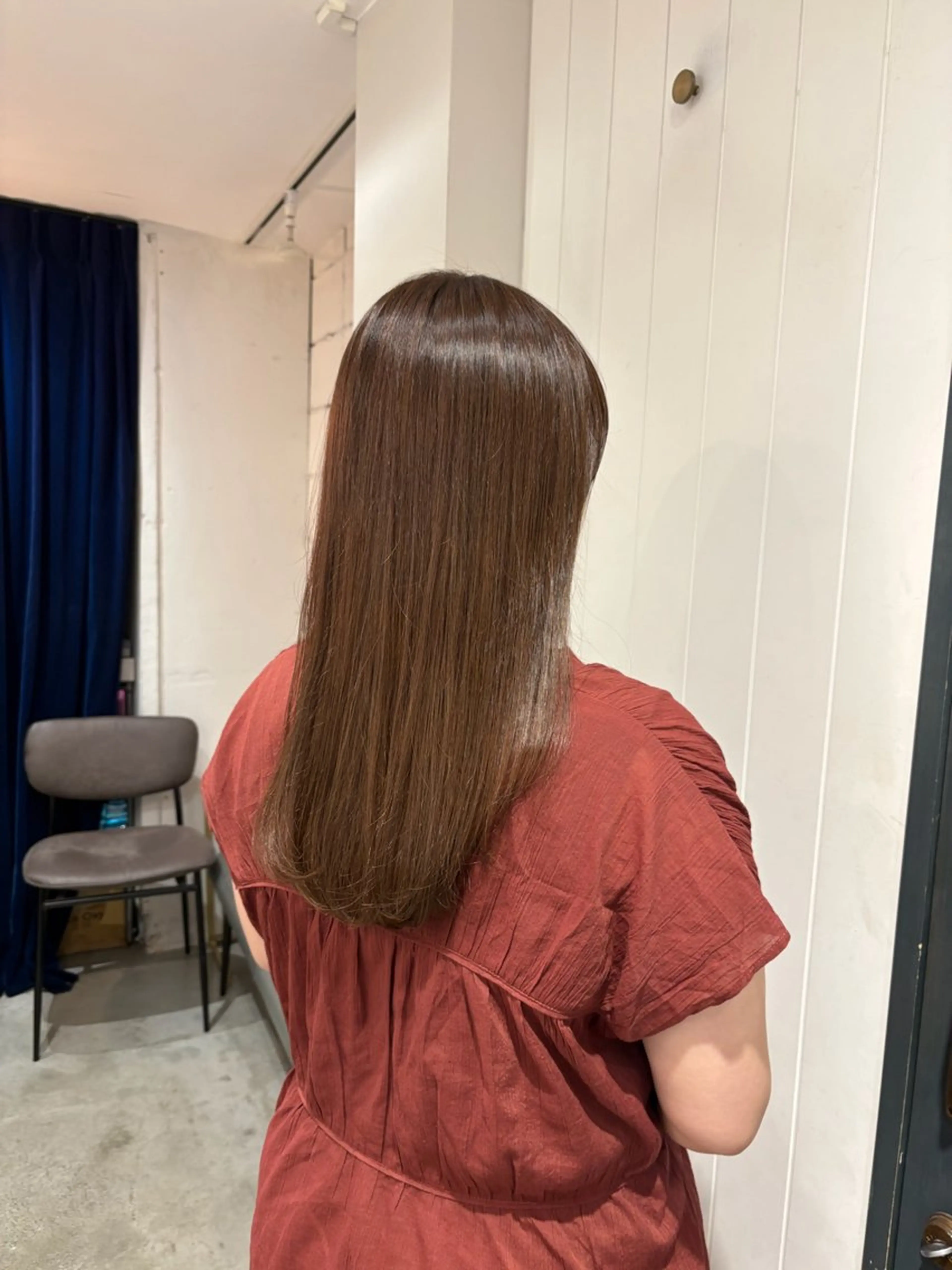 セミロング り おのヘアスタイル