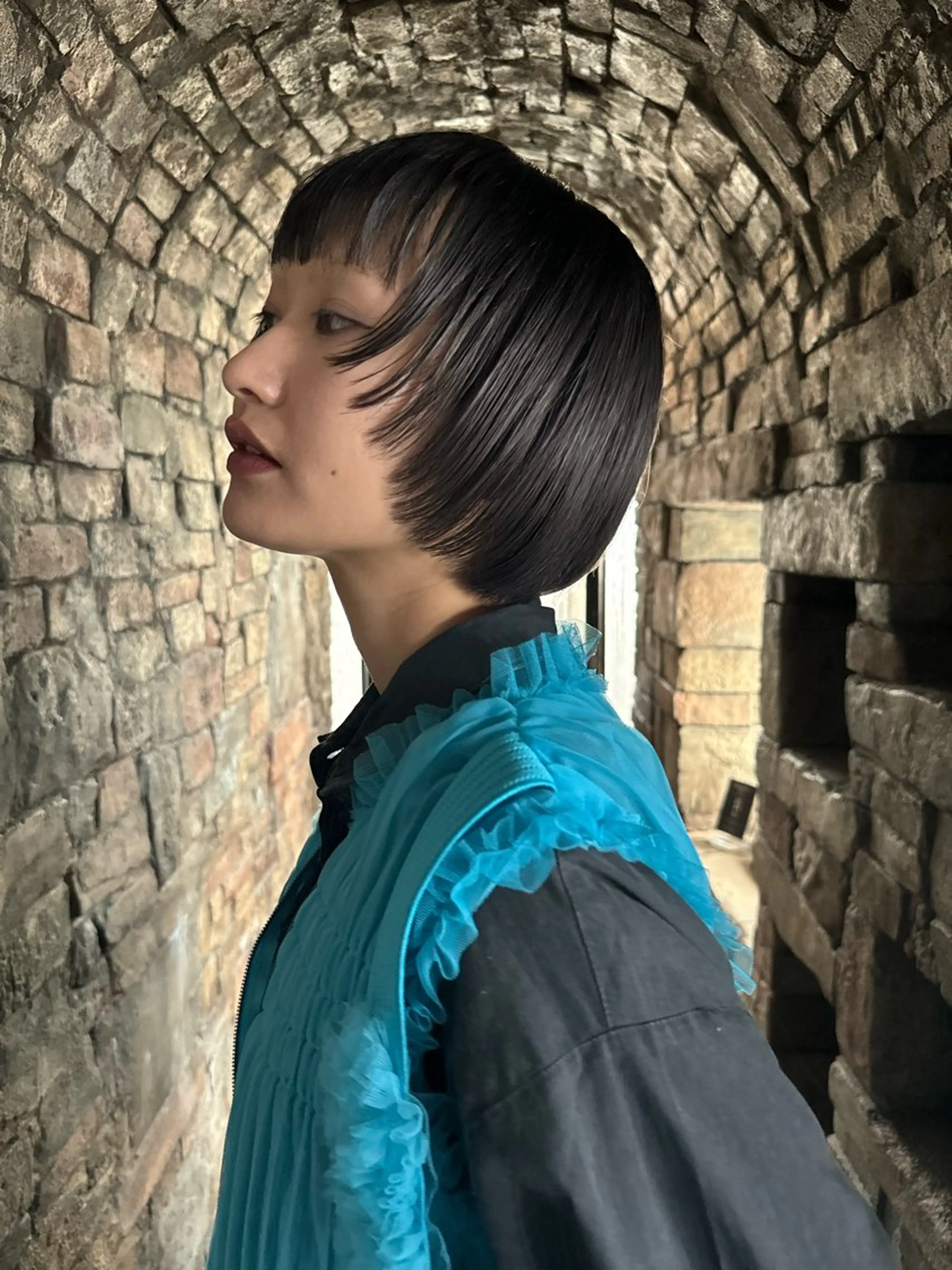 ショート カラー ボブ カット ヘアカラー 銀座/MINX 宇都 愛梨/似合わせカットのヘアスタイル