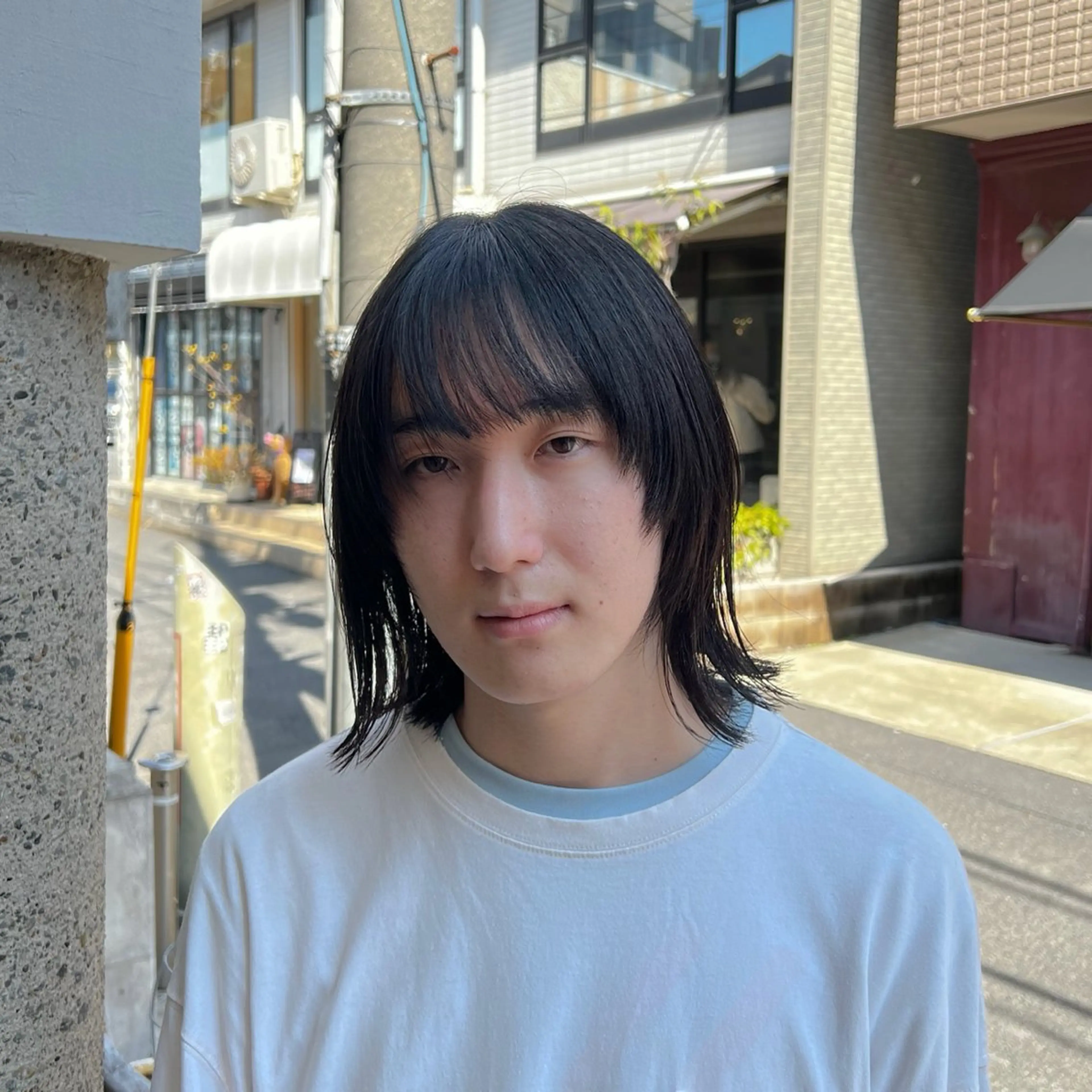 ミディアム メンズ レイヤー/艶髪矯正 🪐takushiのヘアスタイル