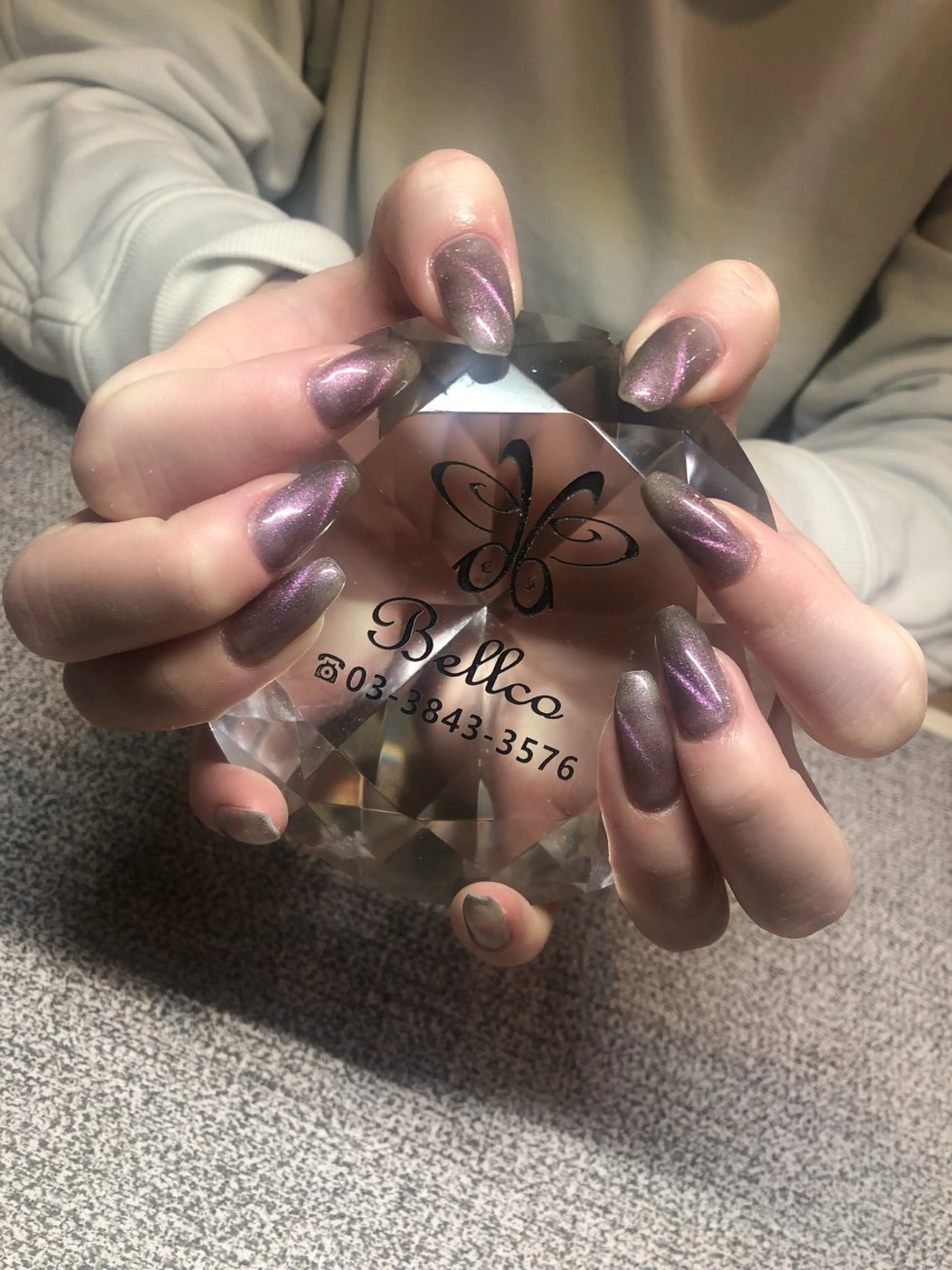 ネイル マグネットネイル ネイルサロン ベラッコのネイルデザイン