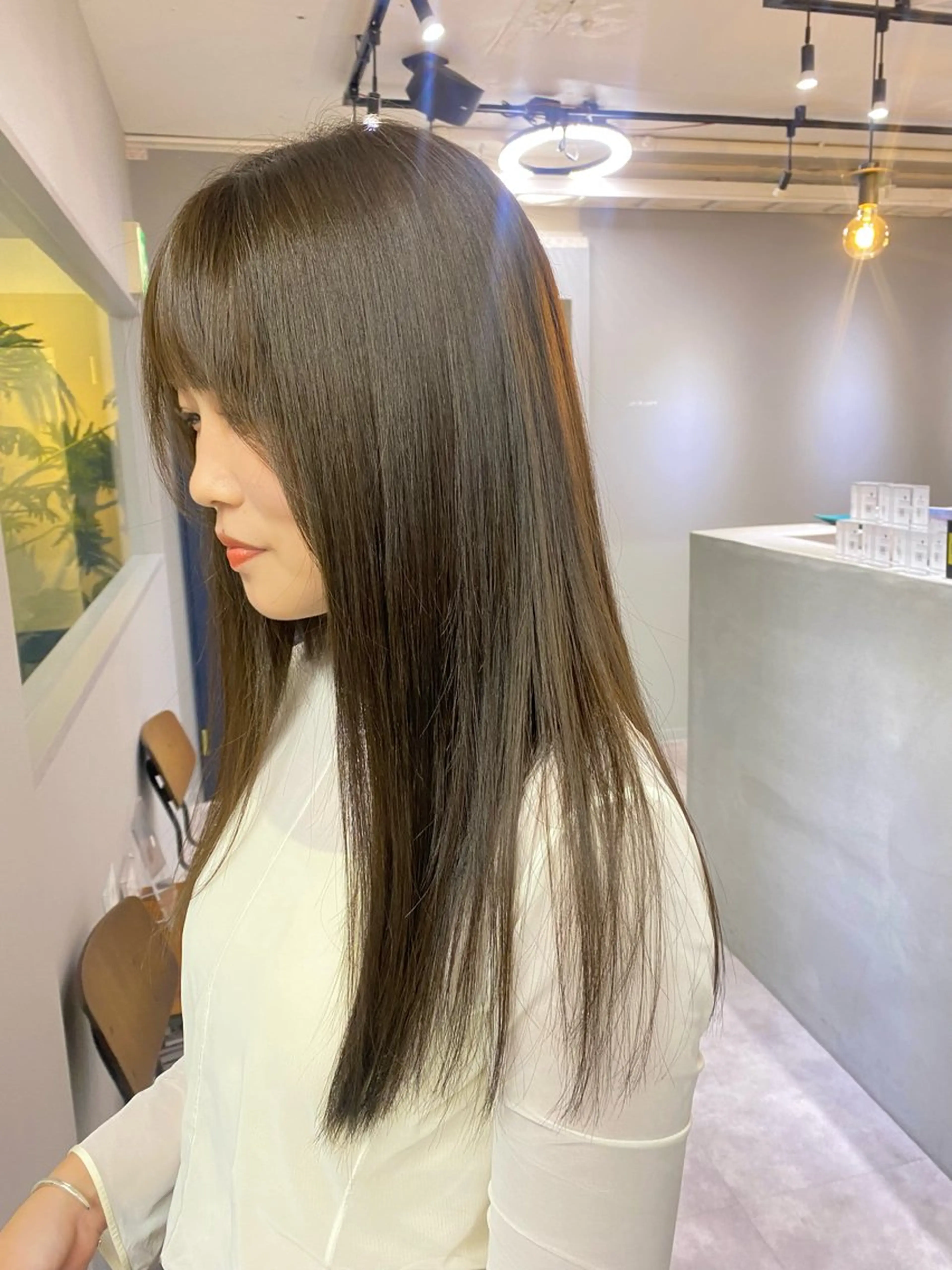 ロング カラー トリートメント きよはらちさき🍑 柔らかカラー🌱🫧のヘアスタイル