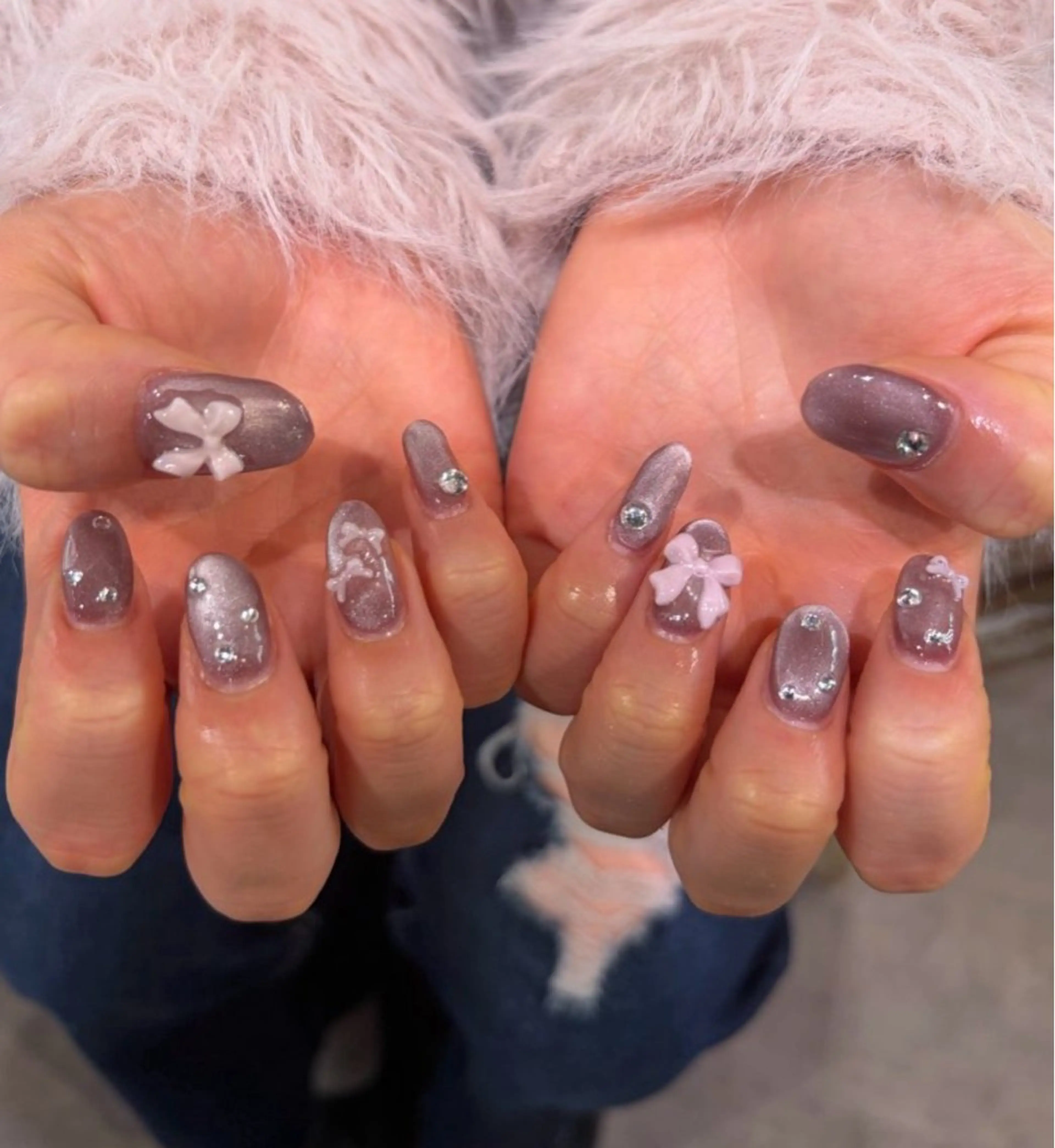 ネイル ハンドネイル 透明感カラー/ ネイル💅まりなのヘアスタイル