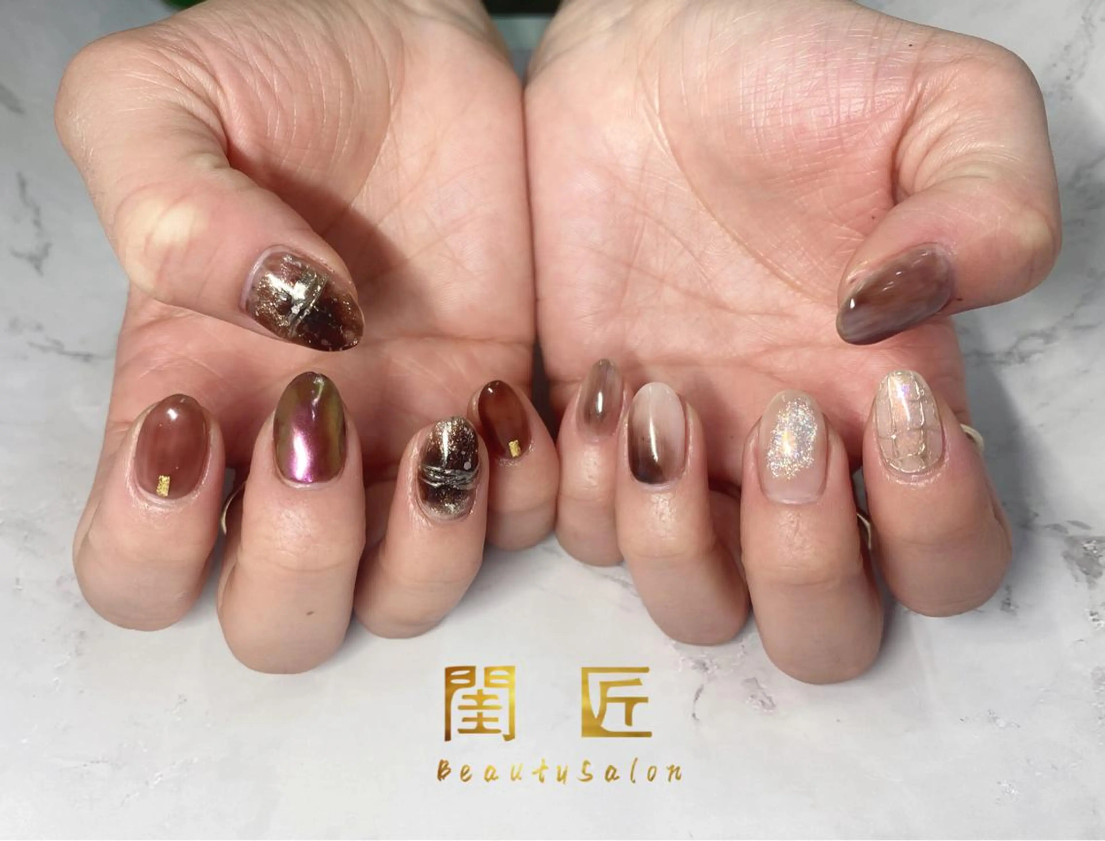 ネイル アイブロウ 閨匠 上野店のネイルデザイン