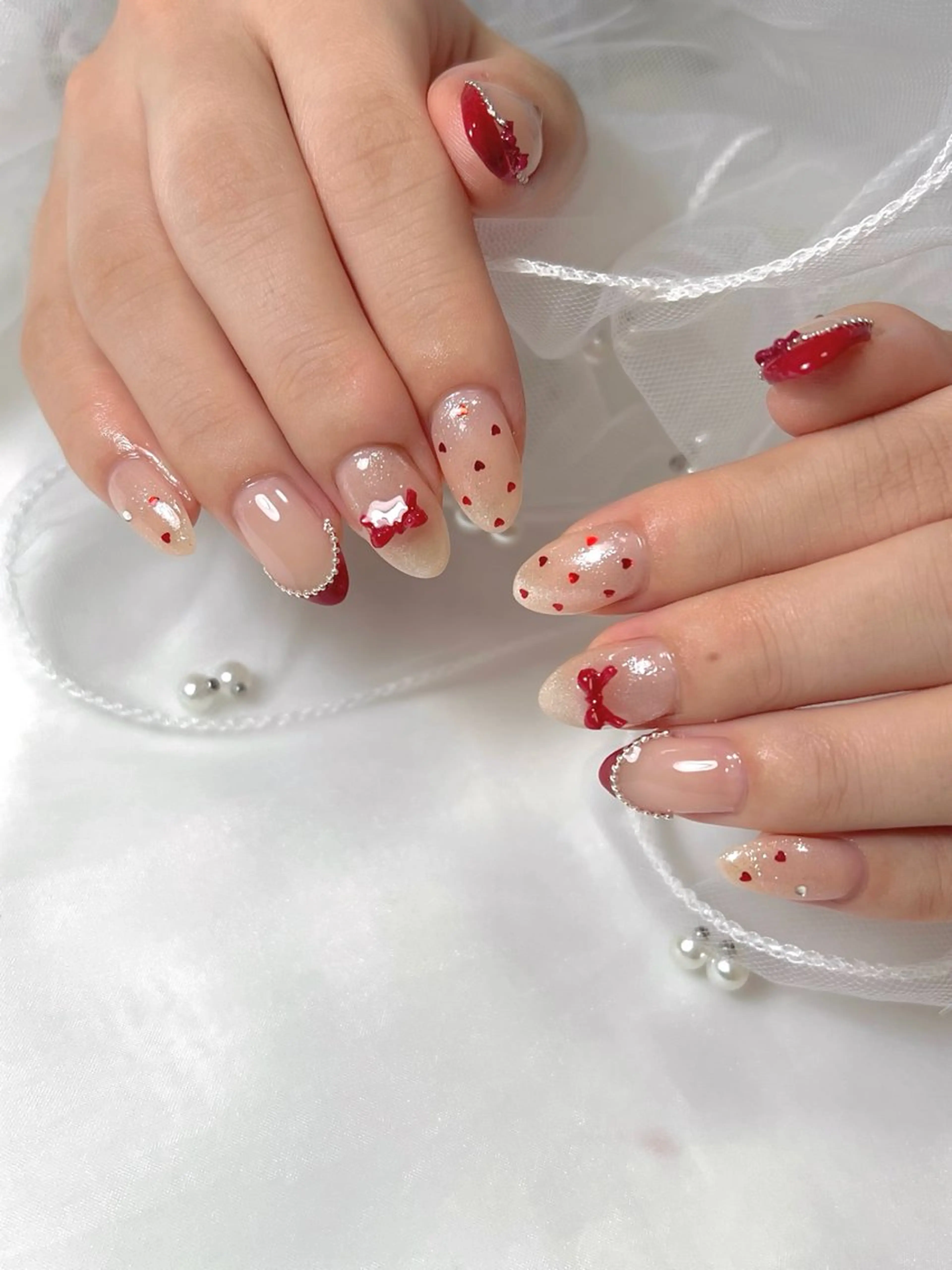 ネイル フレンチネイル ハンドネイル Salon_ a.nailのネイルデザイン