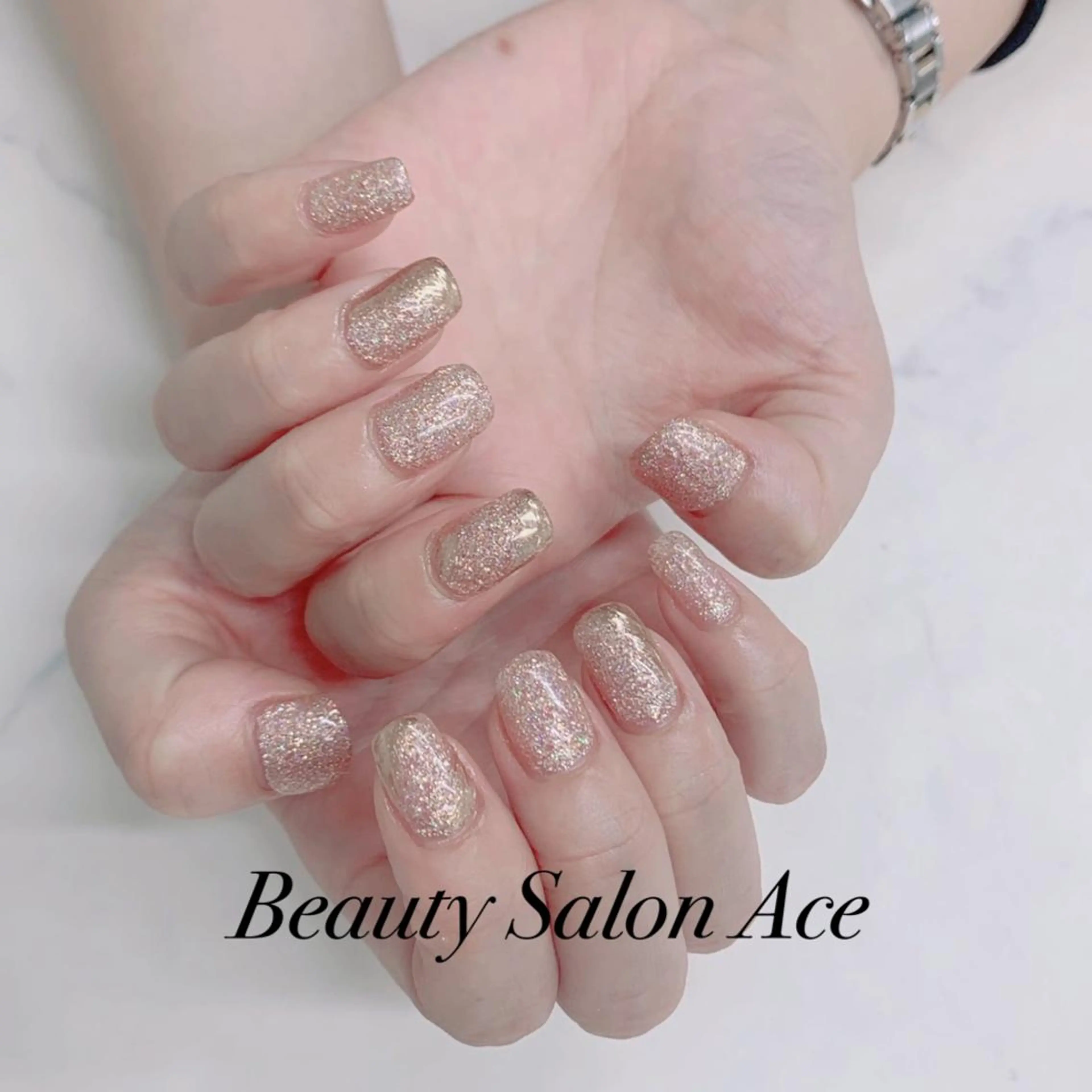 ネイル ラメ(グリッター) メンズネイル 夏ネイル ハンドネイル ハンドケア 池袋フィルイン Ace♡Nailのネイルデザイン