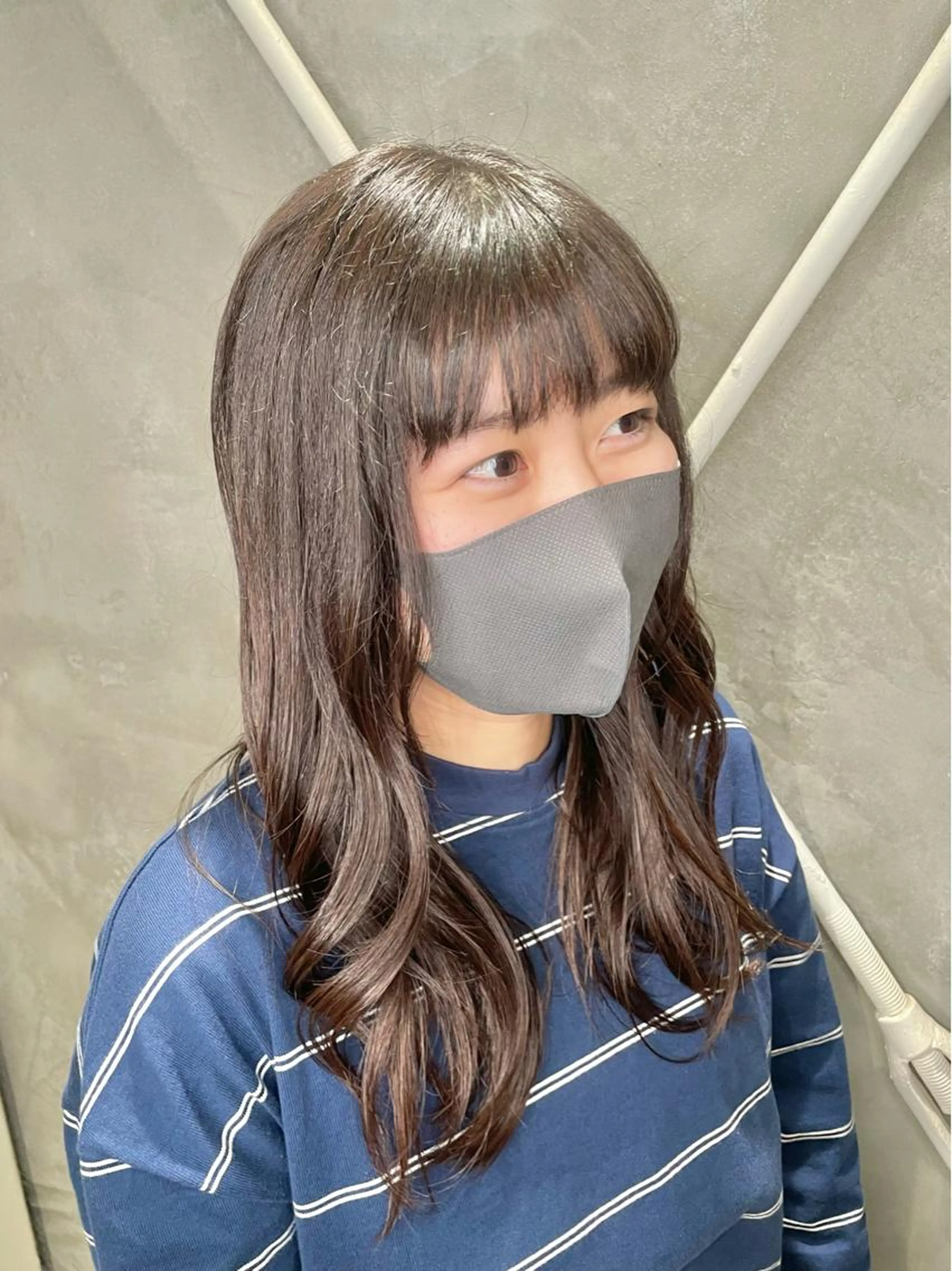 前髪のウネリ改善🤩  マシュールカット✂️の写真