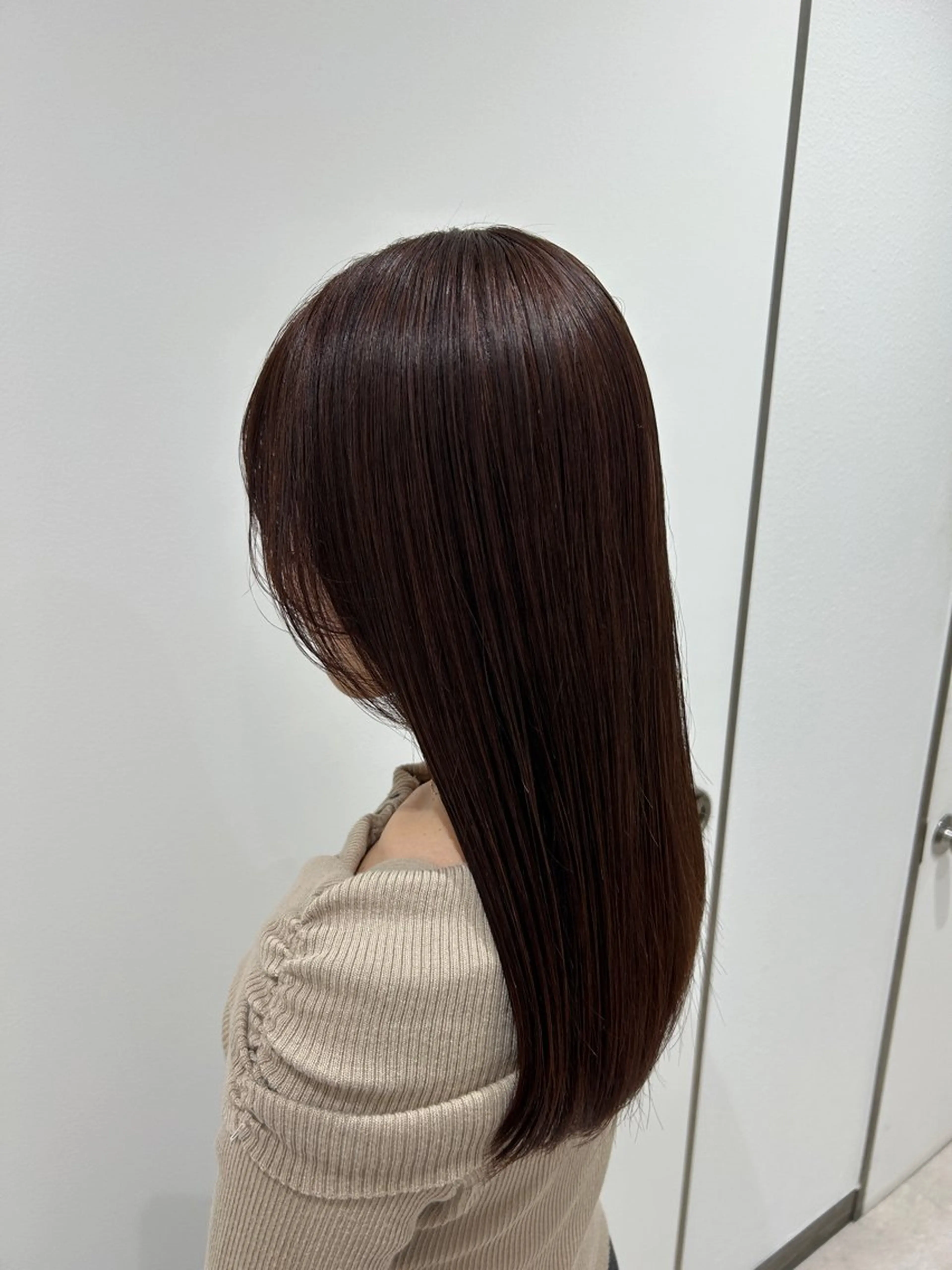 ロング カラー ブラウンカラー ピンクカラー ピンクブラウン カット トリートメント 🪻ダブルカラー /透明感カラーRioのヘアスタイル