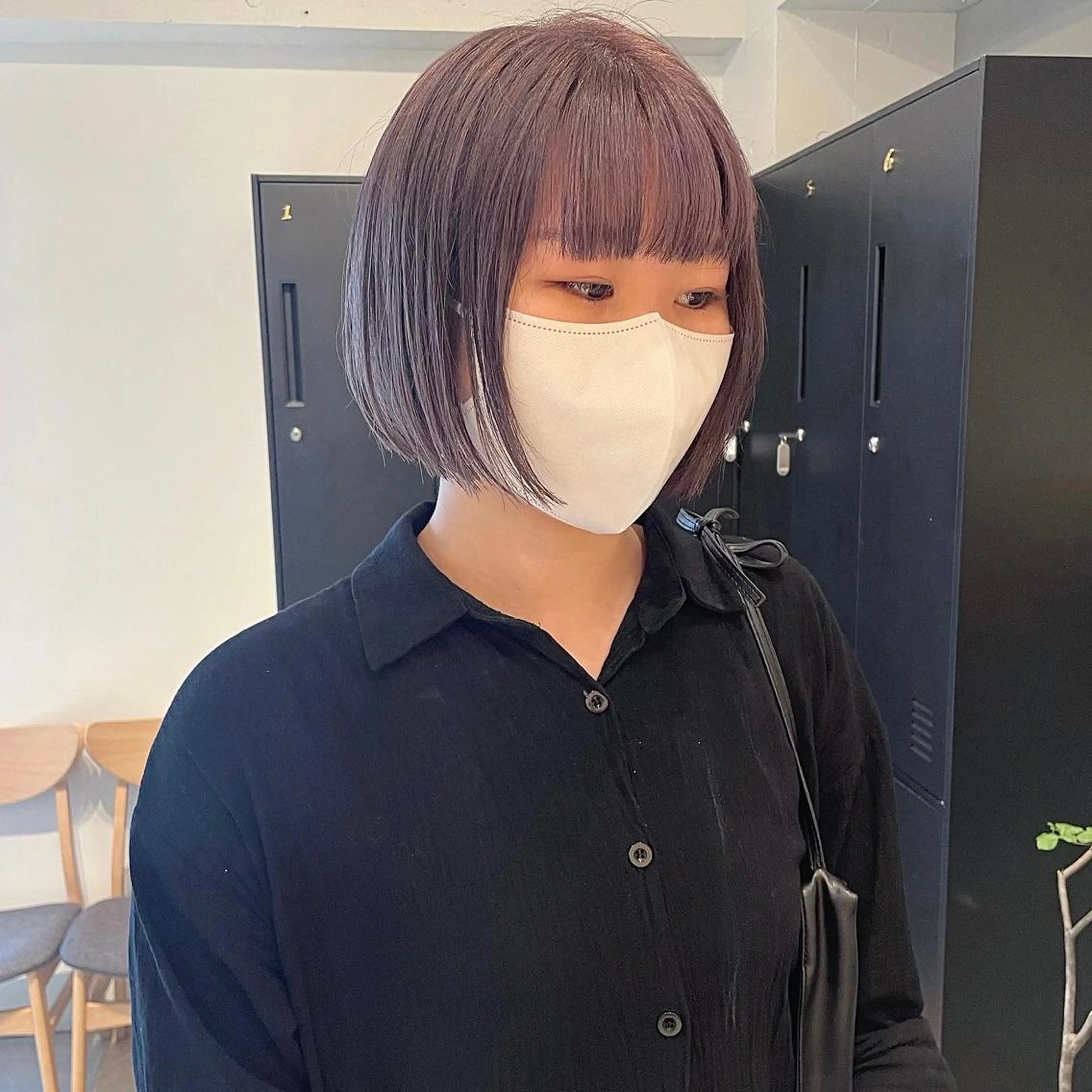 ショート カラー ボブ/ミディアム RIONAのヘアスタイル