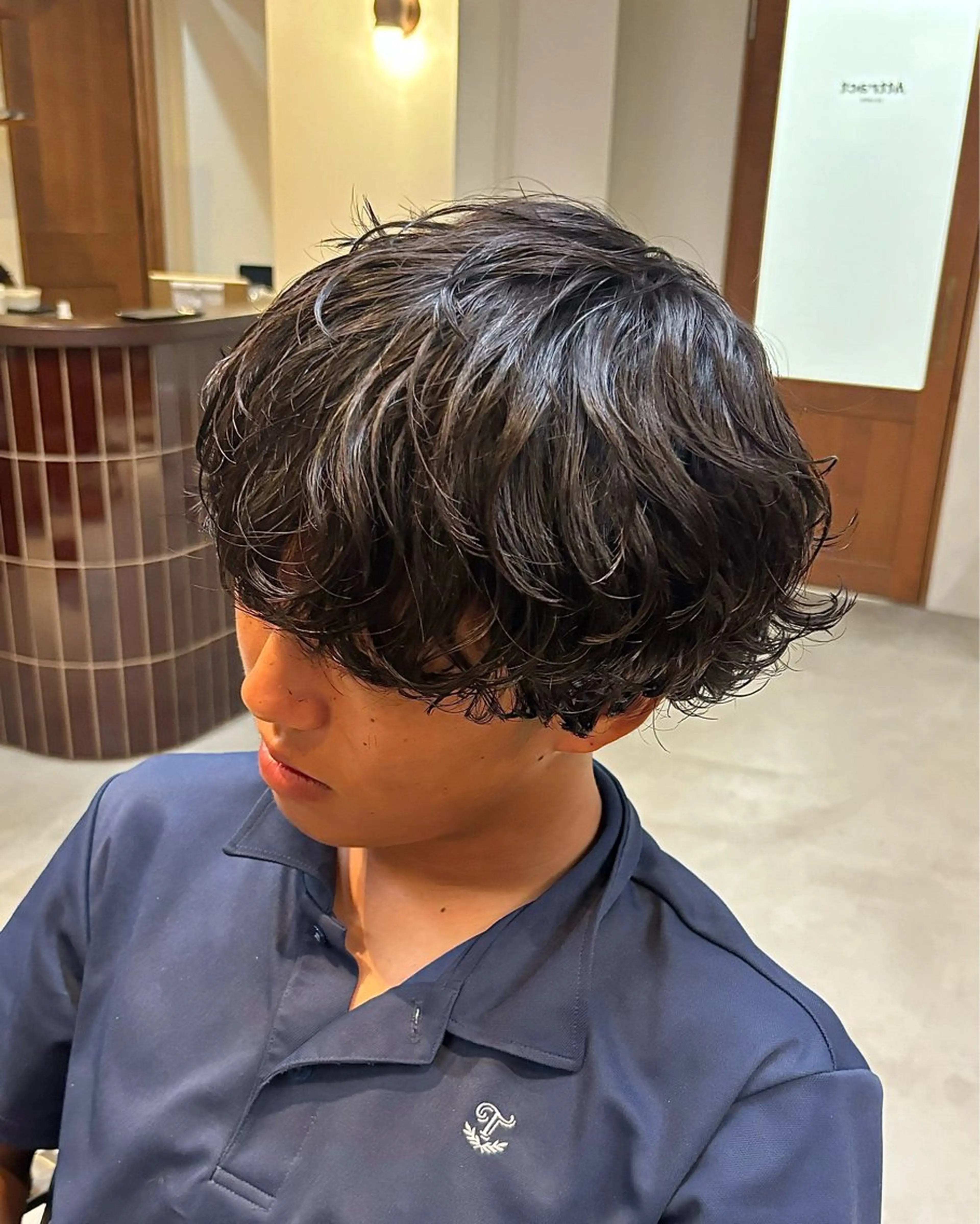 メンズカット＋パーマ＋AMASIAトリートメントの写真