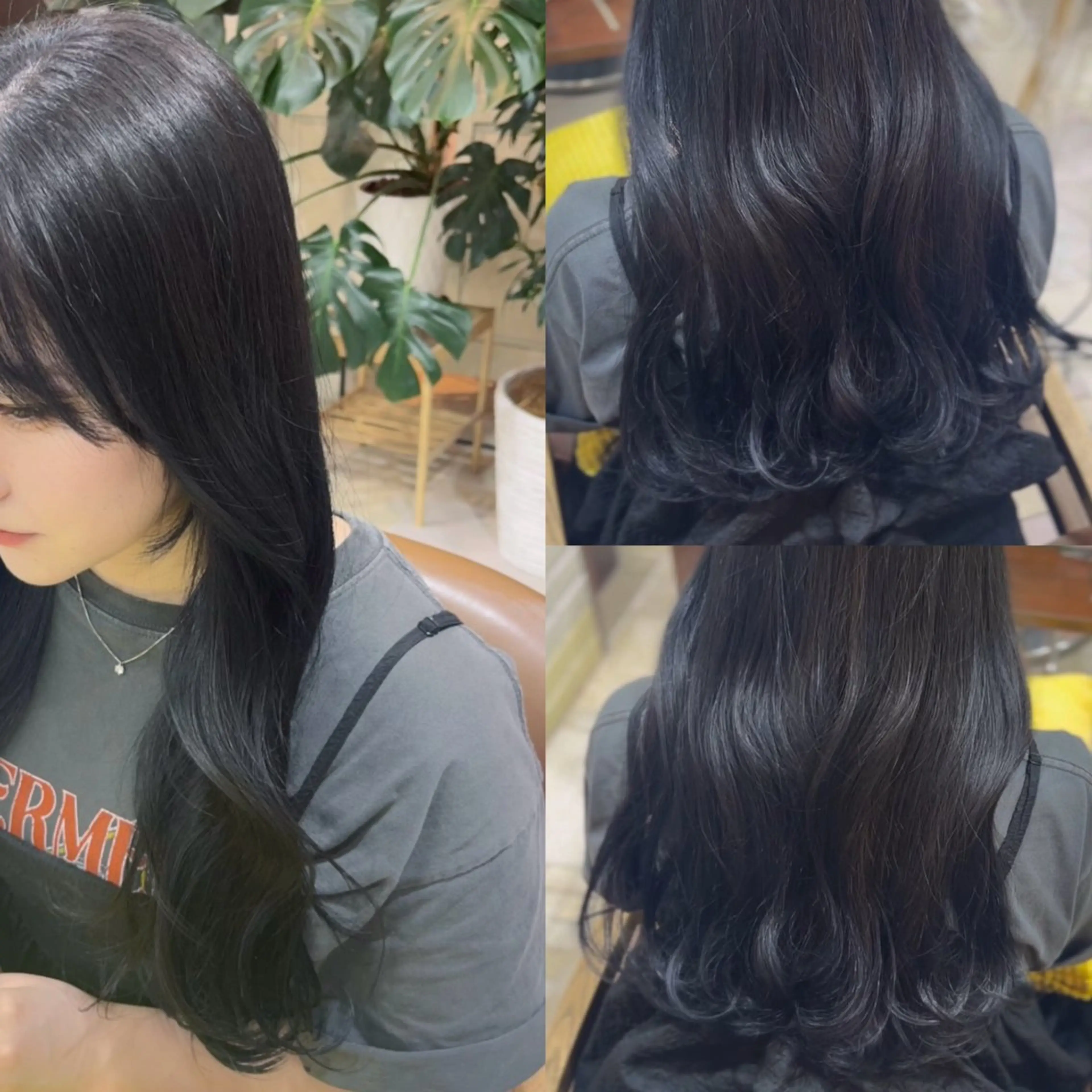 ロング カラー カット ヘアカラー トリートメント 透明感カラー／ 艶感カラー／RAMUのヘアスタイル