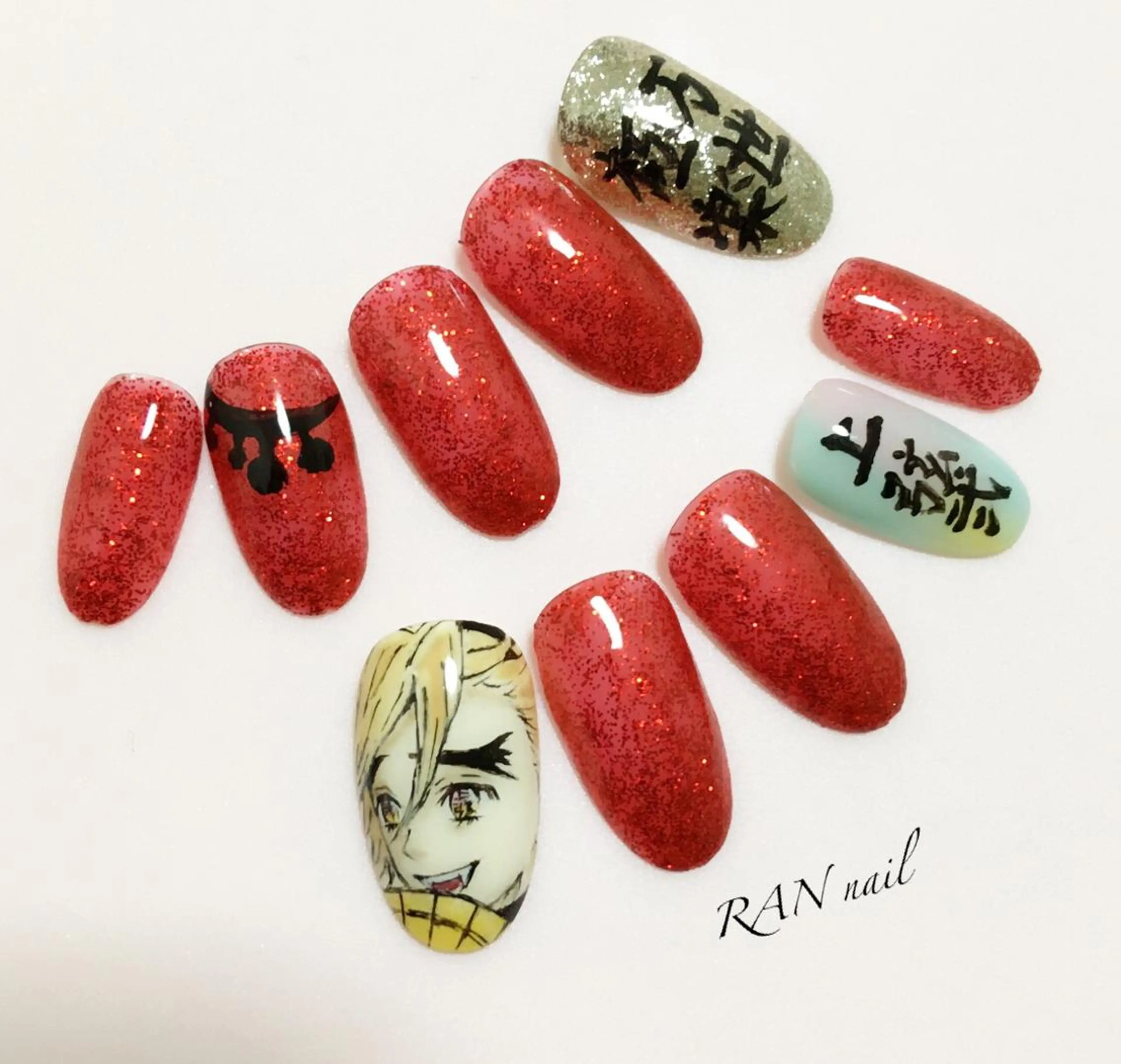 ネイル 赤色 その他(ネイル) RAN nailのネイルデザイン