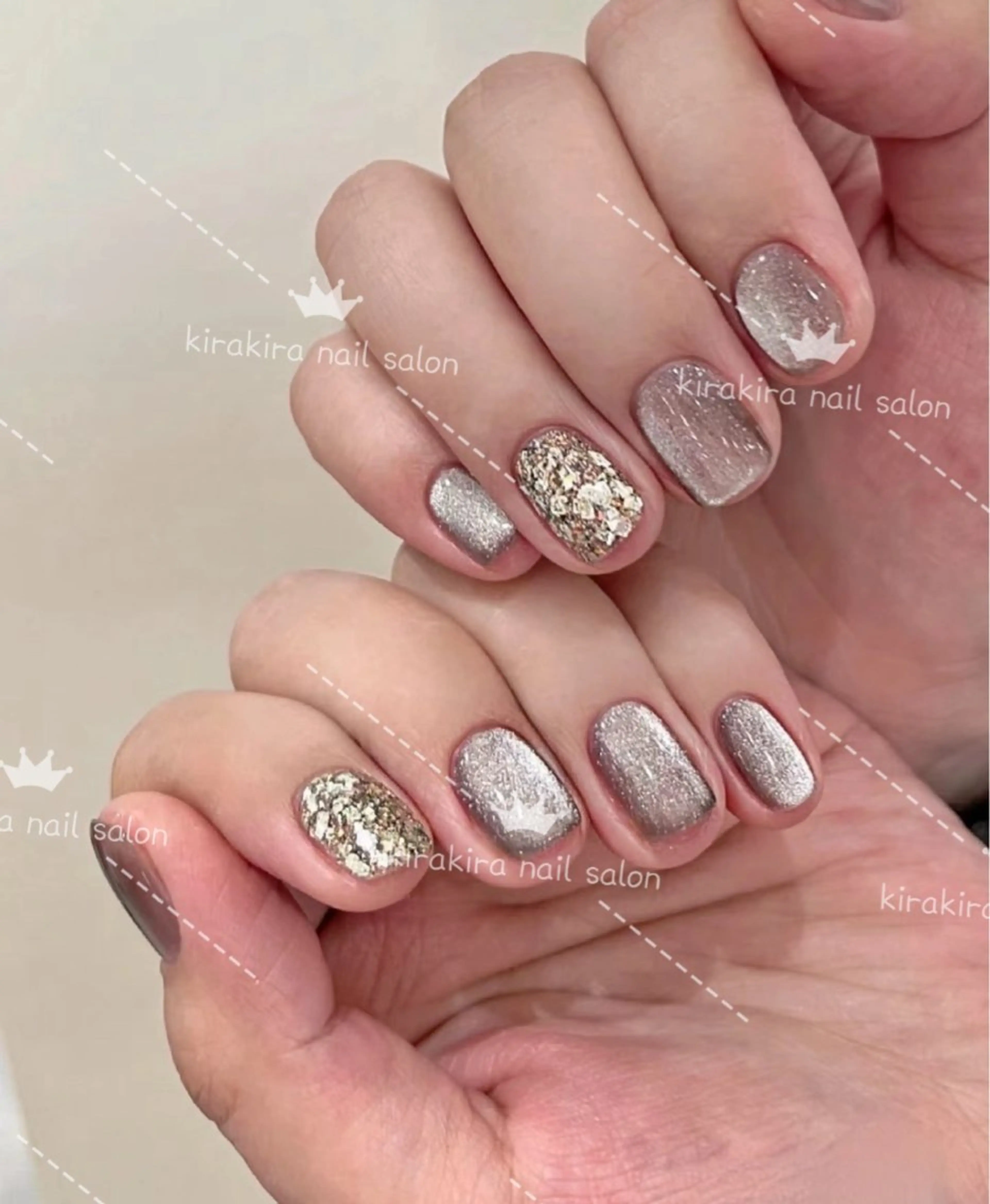 ネイル マグネットネイル Kirakira Nail salonのネイルデザイン