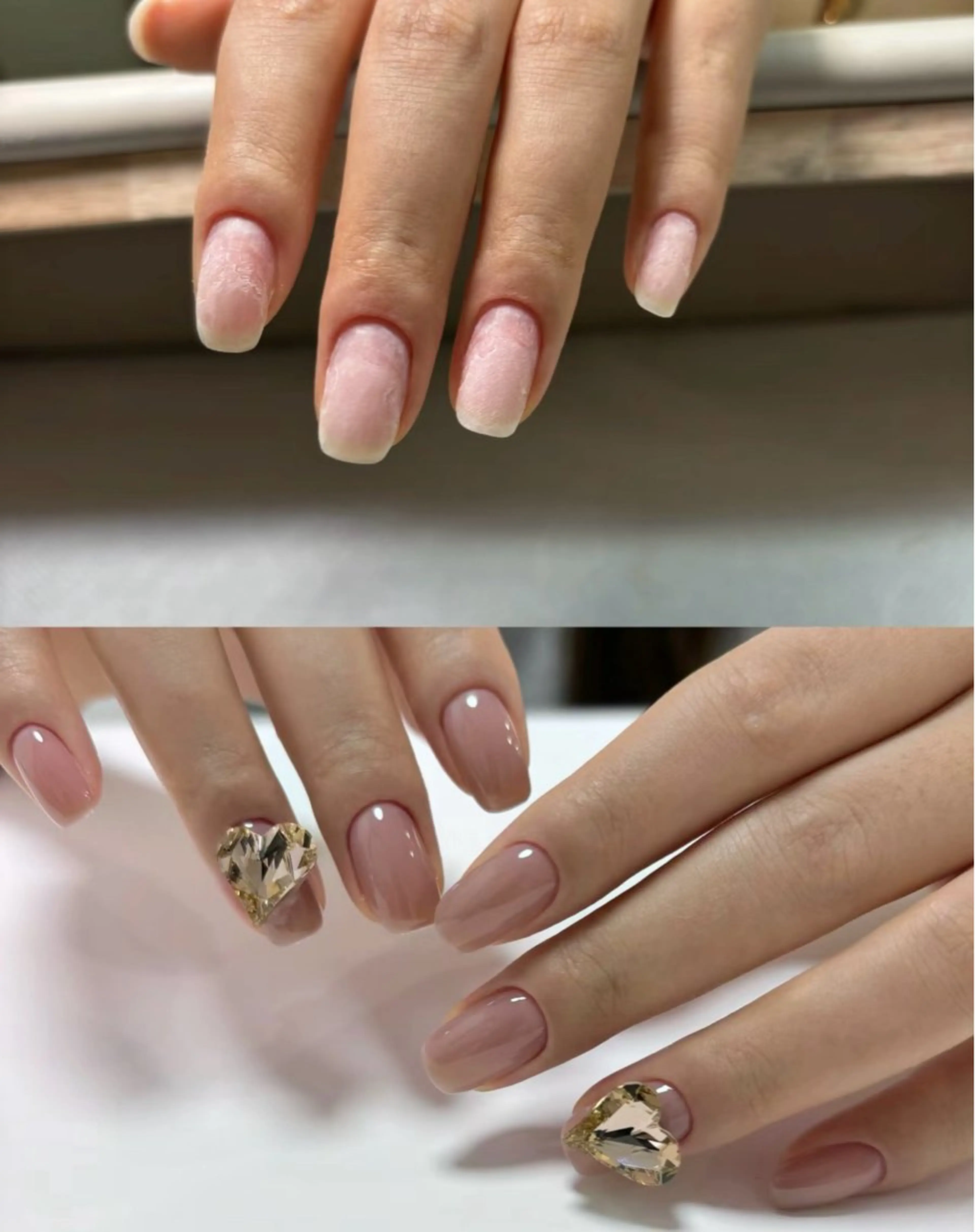 ミディアム めぐみのネイルサロン スタッフ練習のネイルデザイン