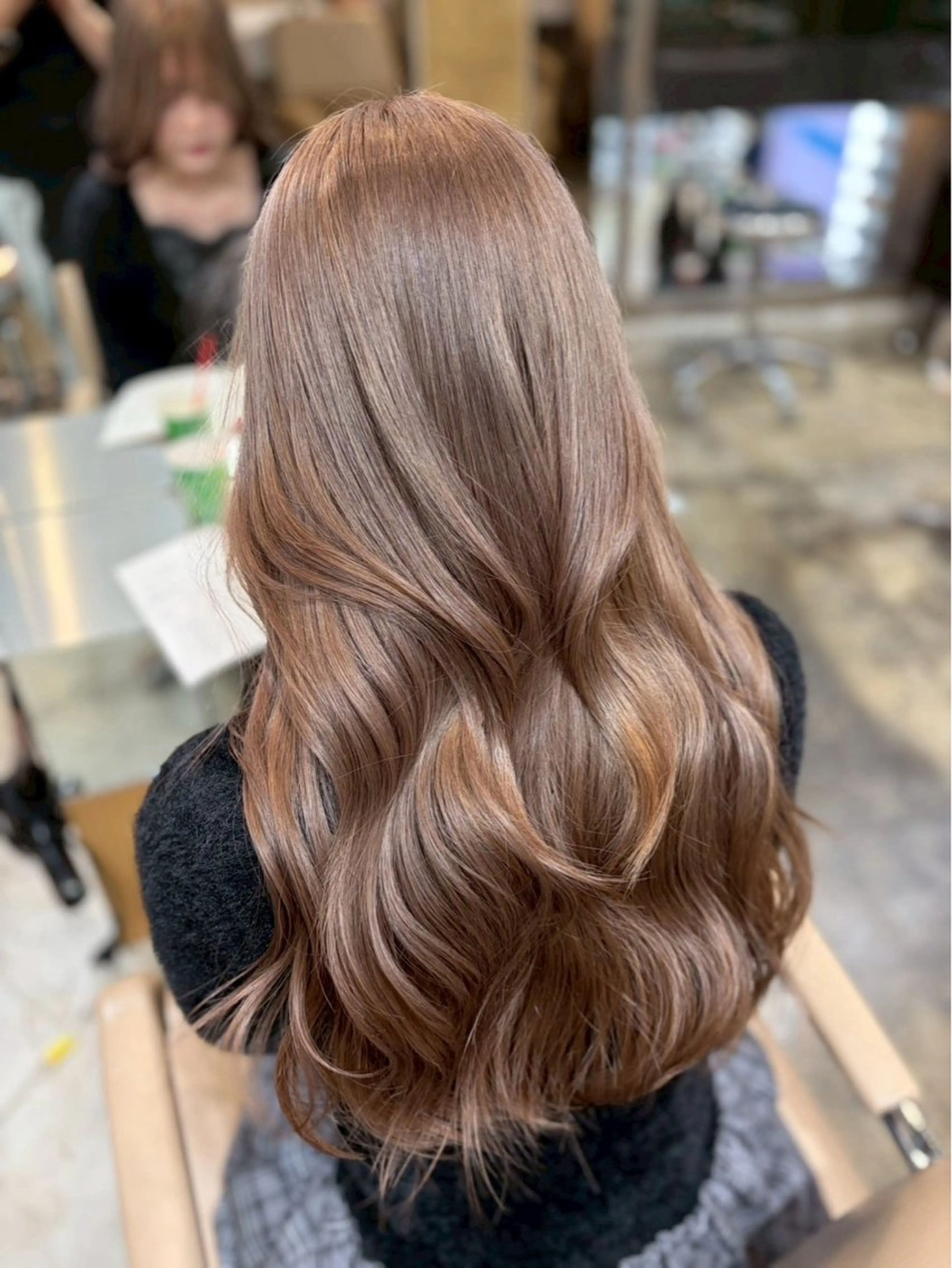 ロング カラー ブラウンカラー 🫧透明感カラー/ cinq/ゆり🌺のヘアスタイル