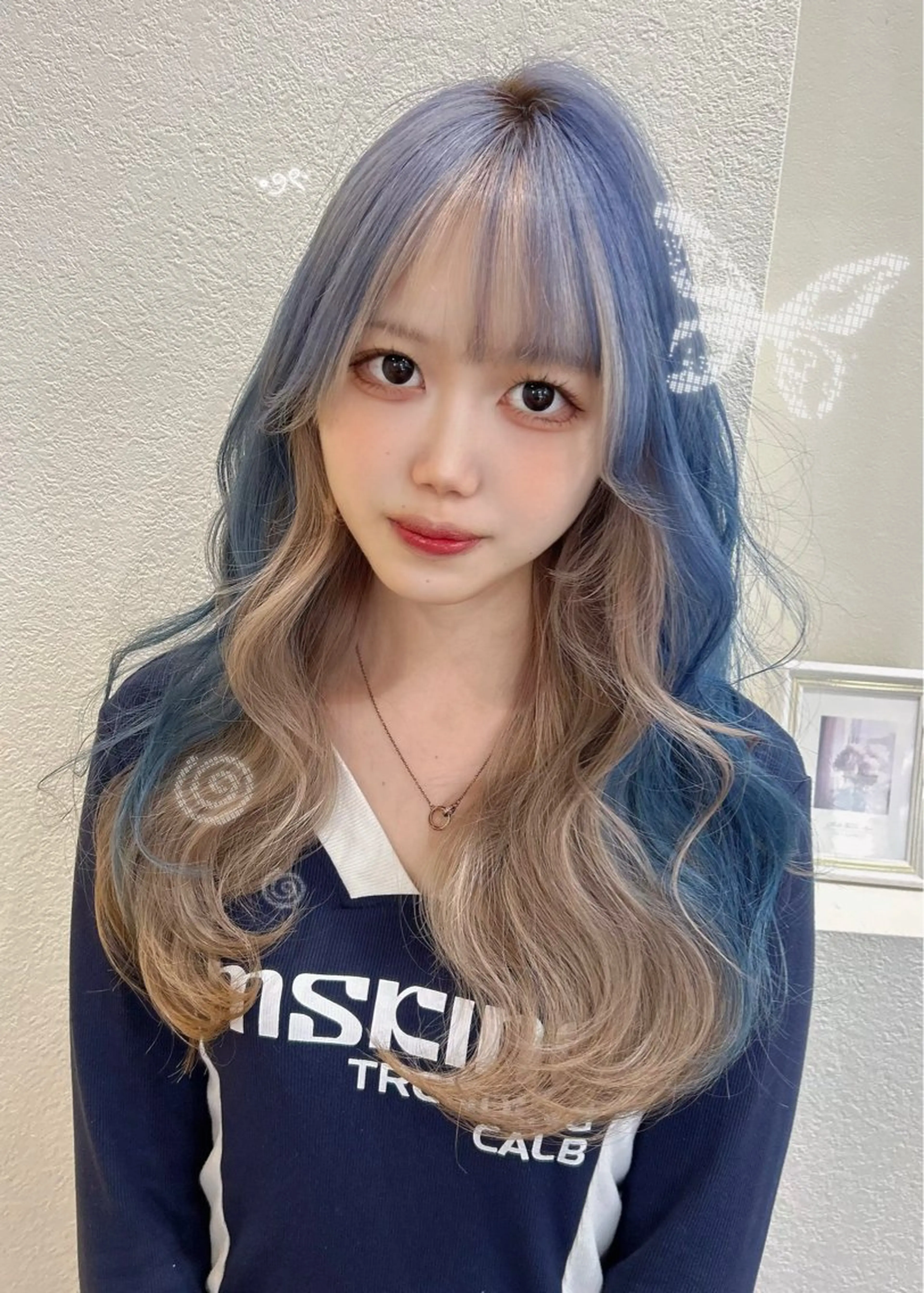 ロング カラー ダブルカラー 韓国ヘア🤍ワンホン 🤍あやかのヘアスタイル