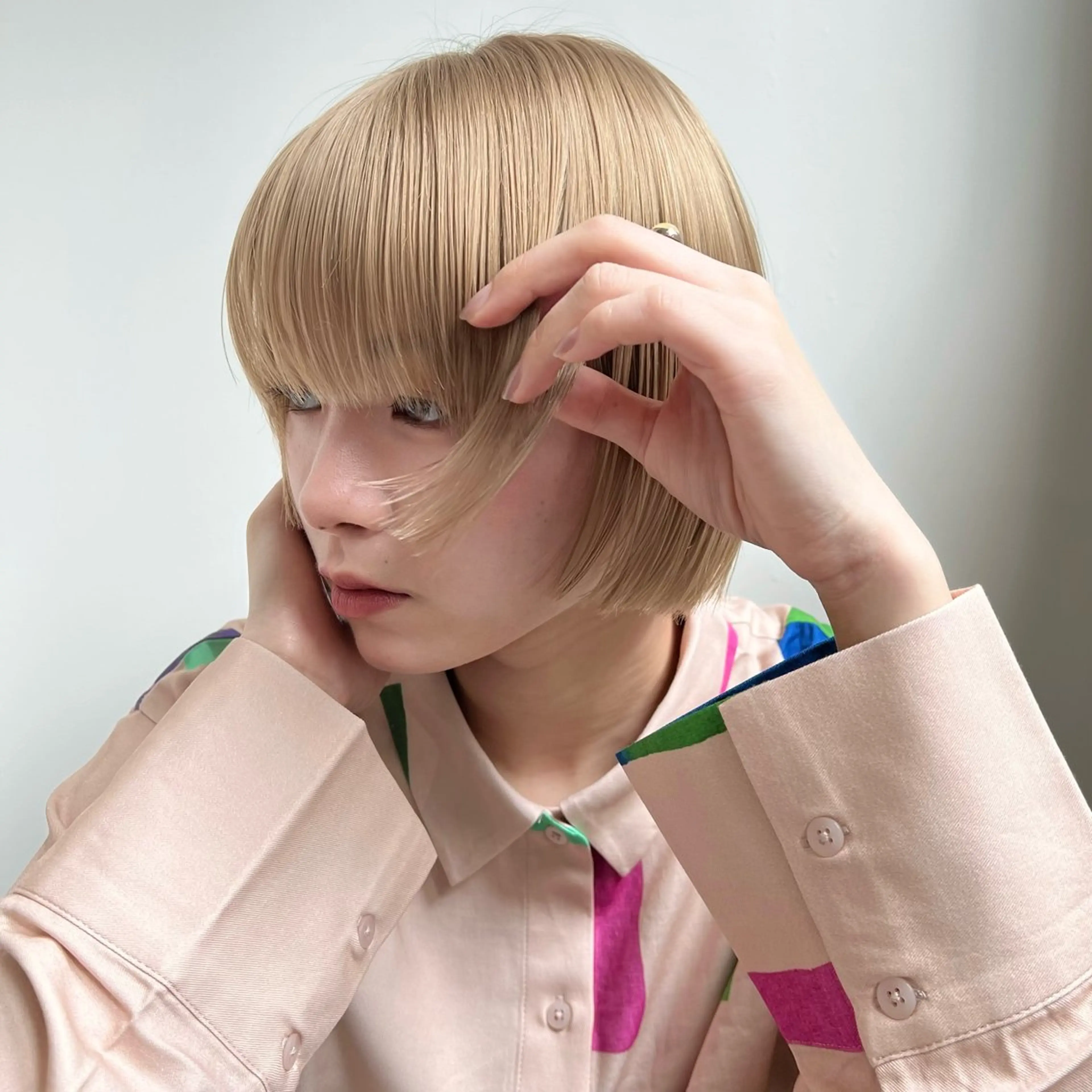 ショート カラー ハイトーン/ボブ 🎀sonokaのヘアスタイル