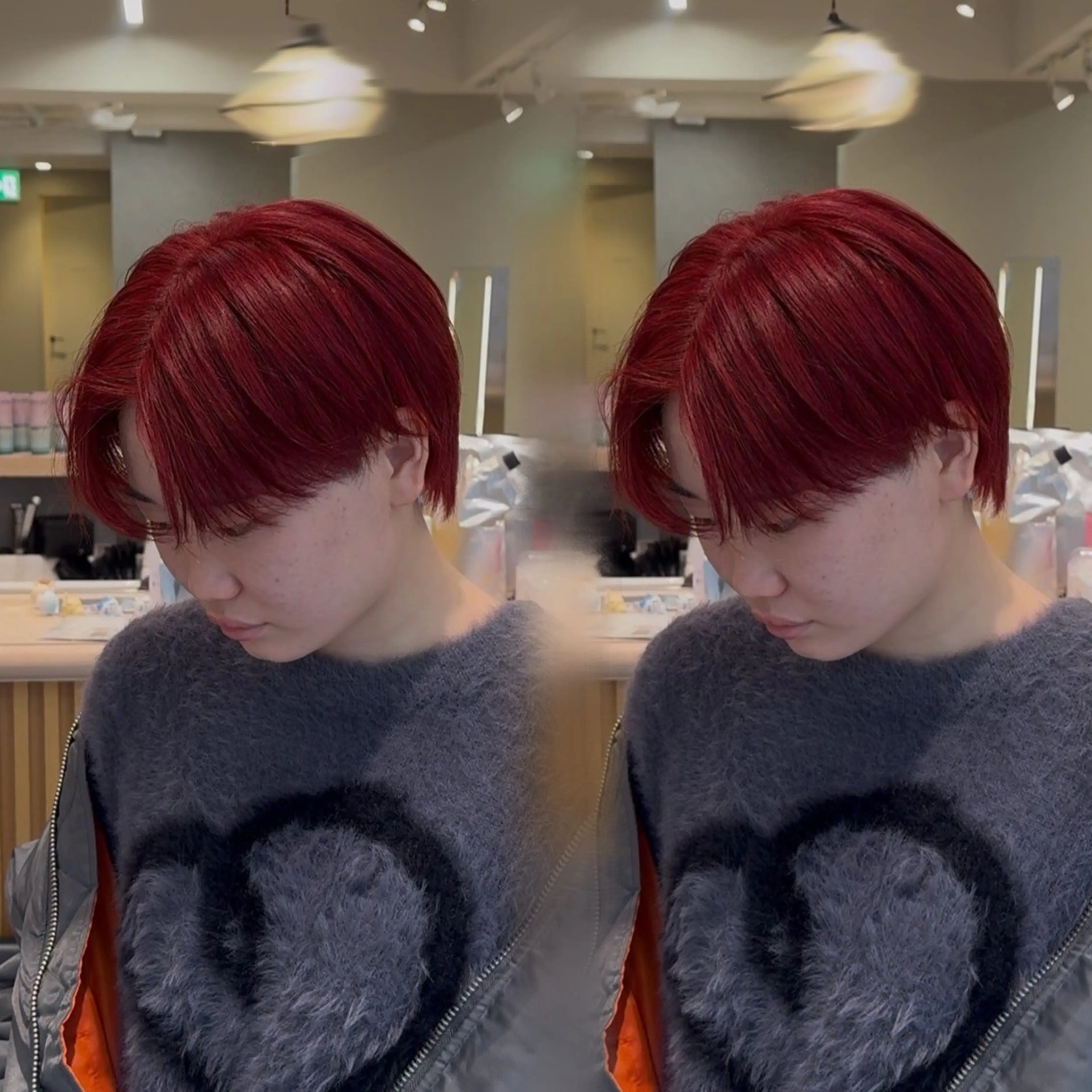 メンズ カット ヘアカラー エクステ/ハイトーン /HARUNAのヘアスタイル