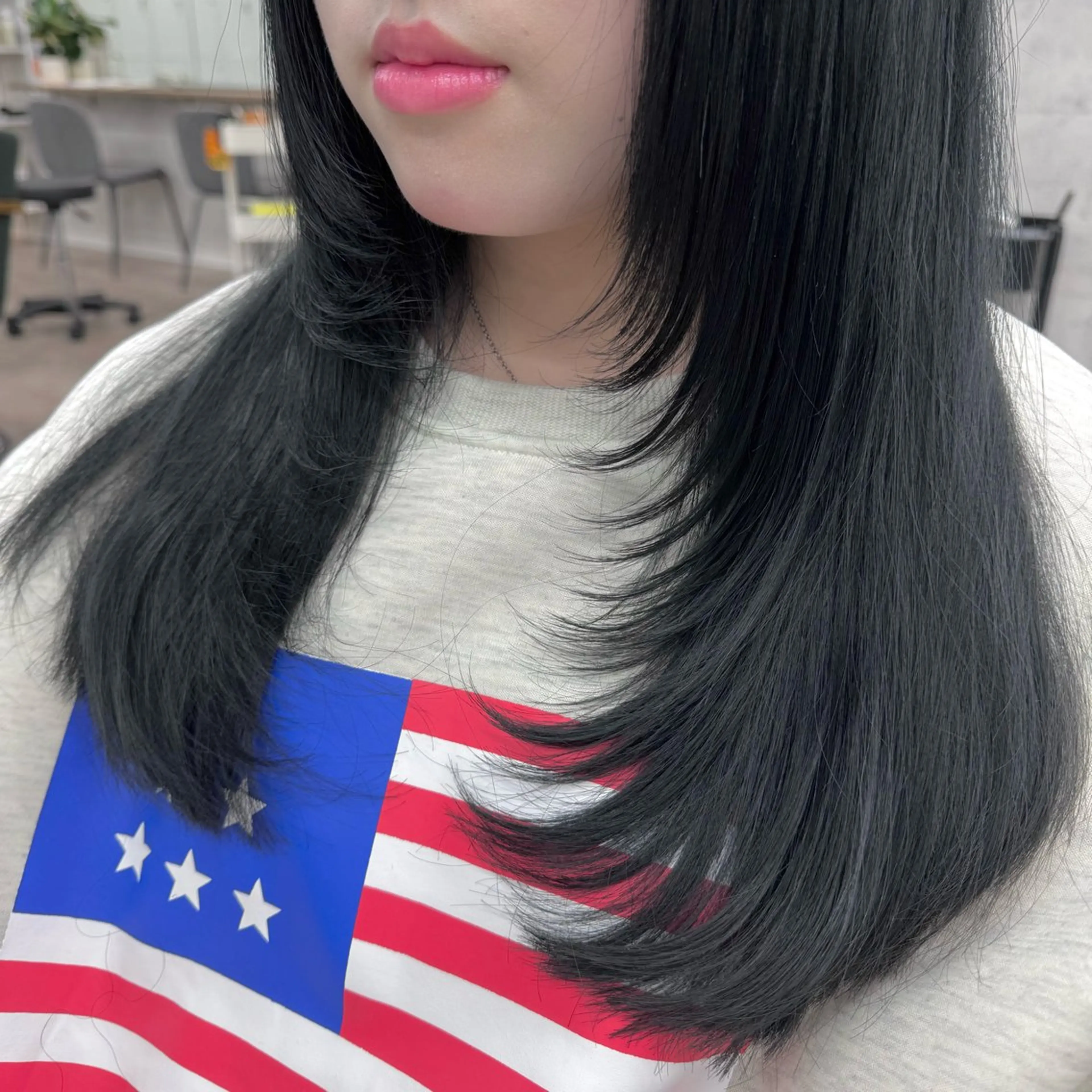 ロング カラー JUNSHIN🦋 ヘアセット／カラーのヘアスタイル