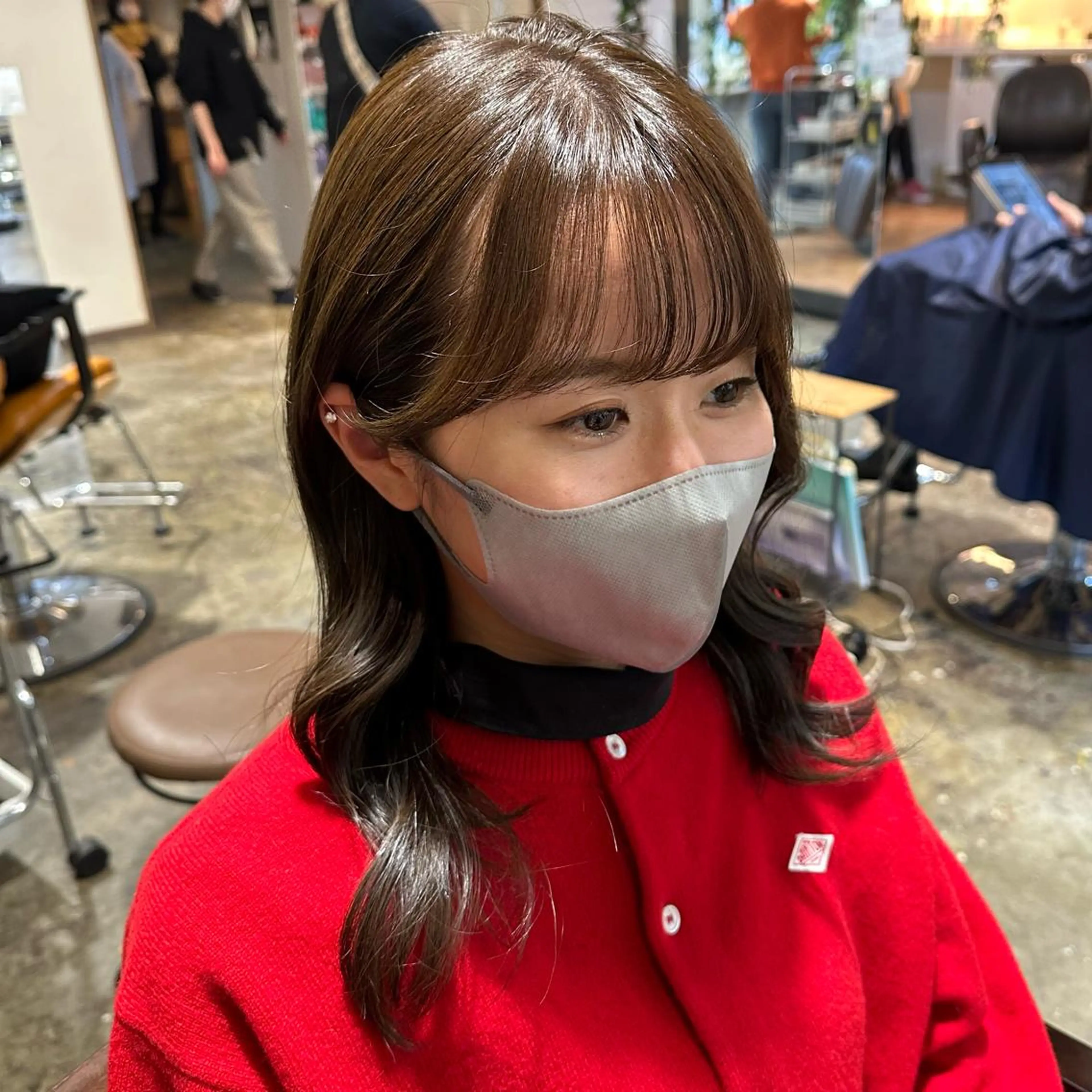 セミロング 🇰🇷韓国ｽﾀｲﾙ ﾚｲﾔｰ/ayanaのヘアスタイル