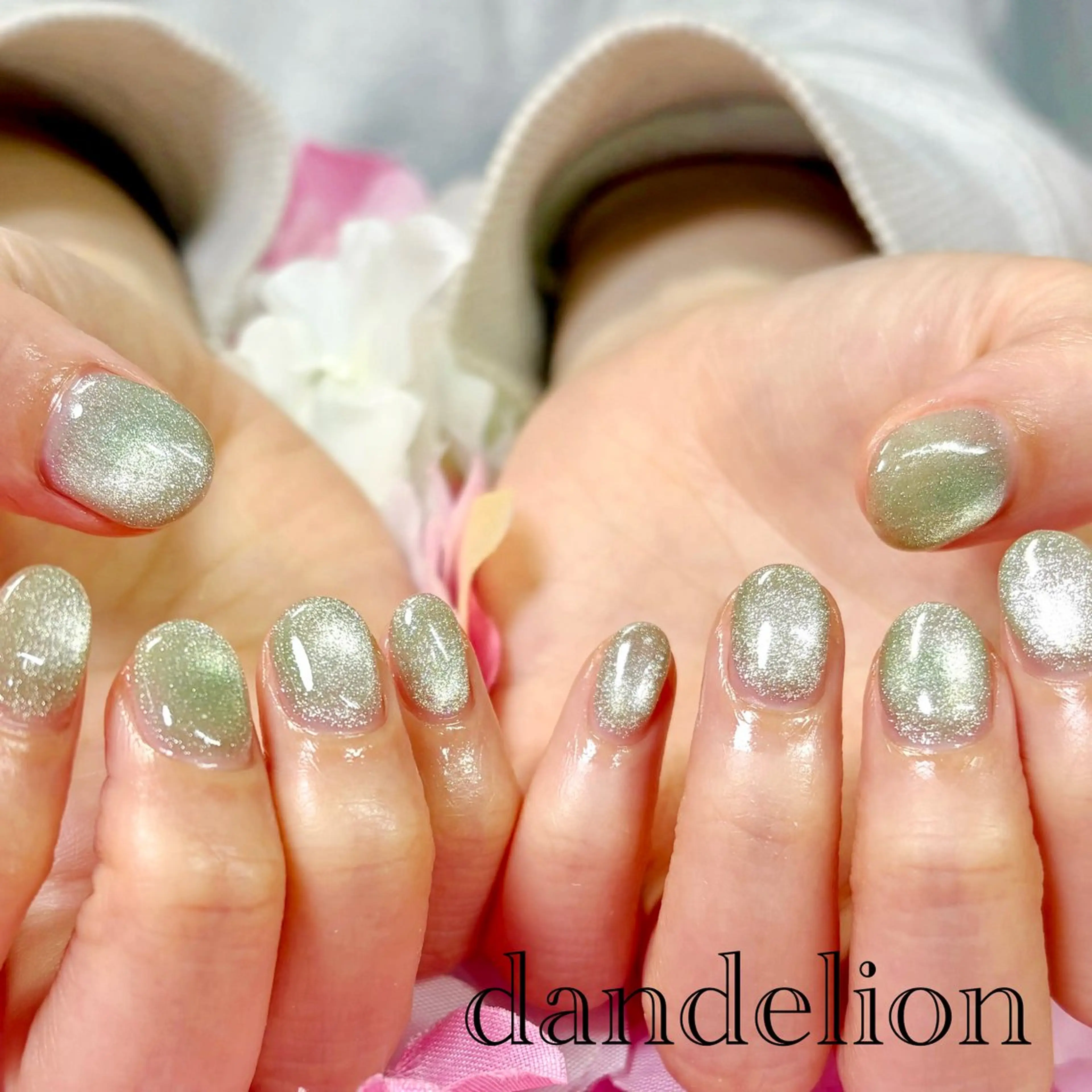 ネイル ハンドネイル ハンドケア dandelion ダンデライオンのネイルデザイン