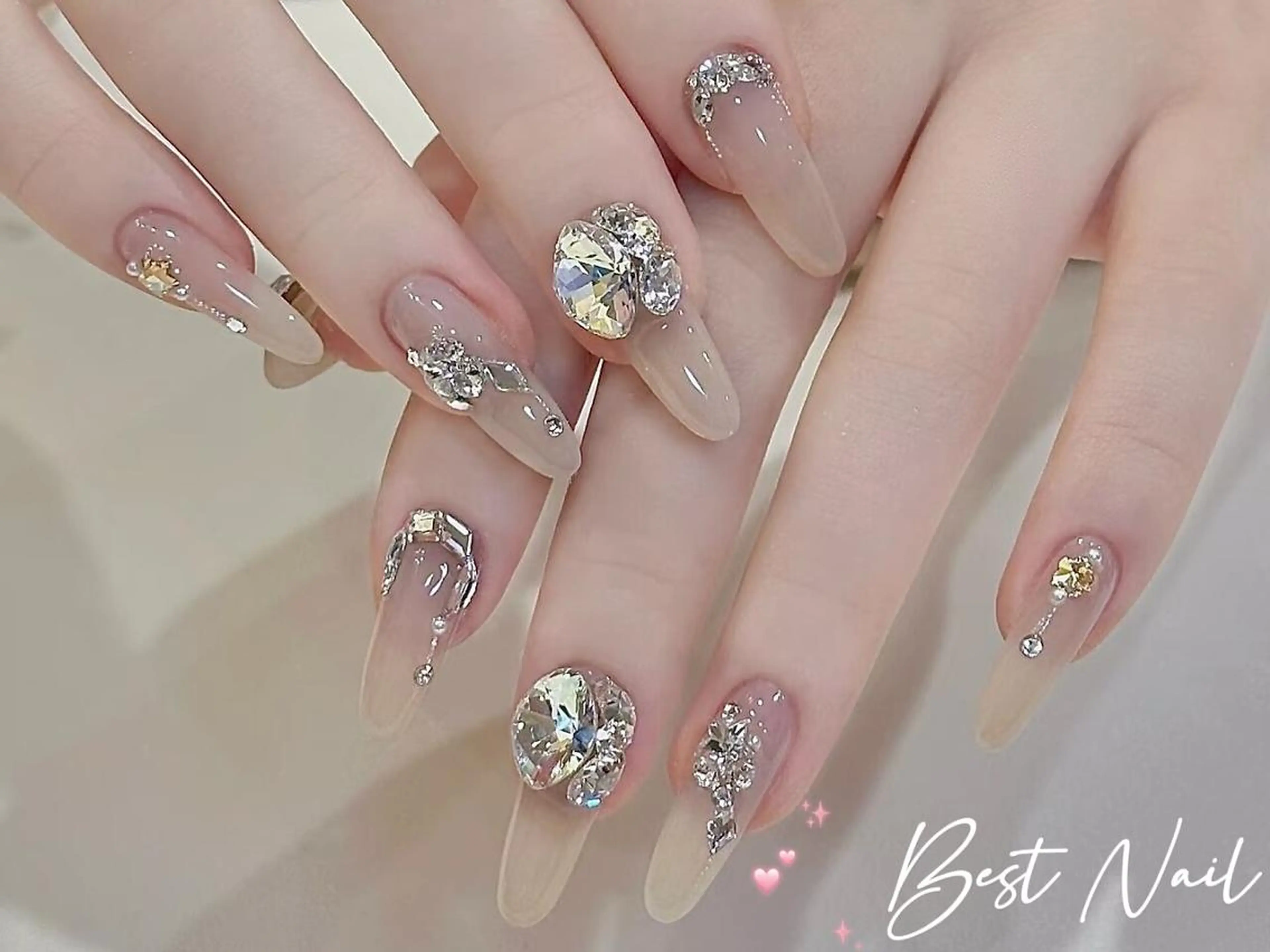 ネイル アートネイル オーロラネイル クリアネイル フレンチネイル ジェルネイル 🎀Best Nail🎀のネイルデザイン
