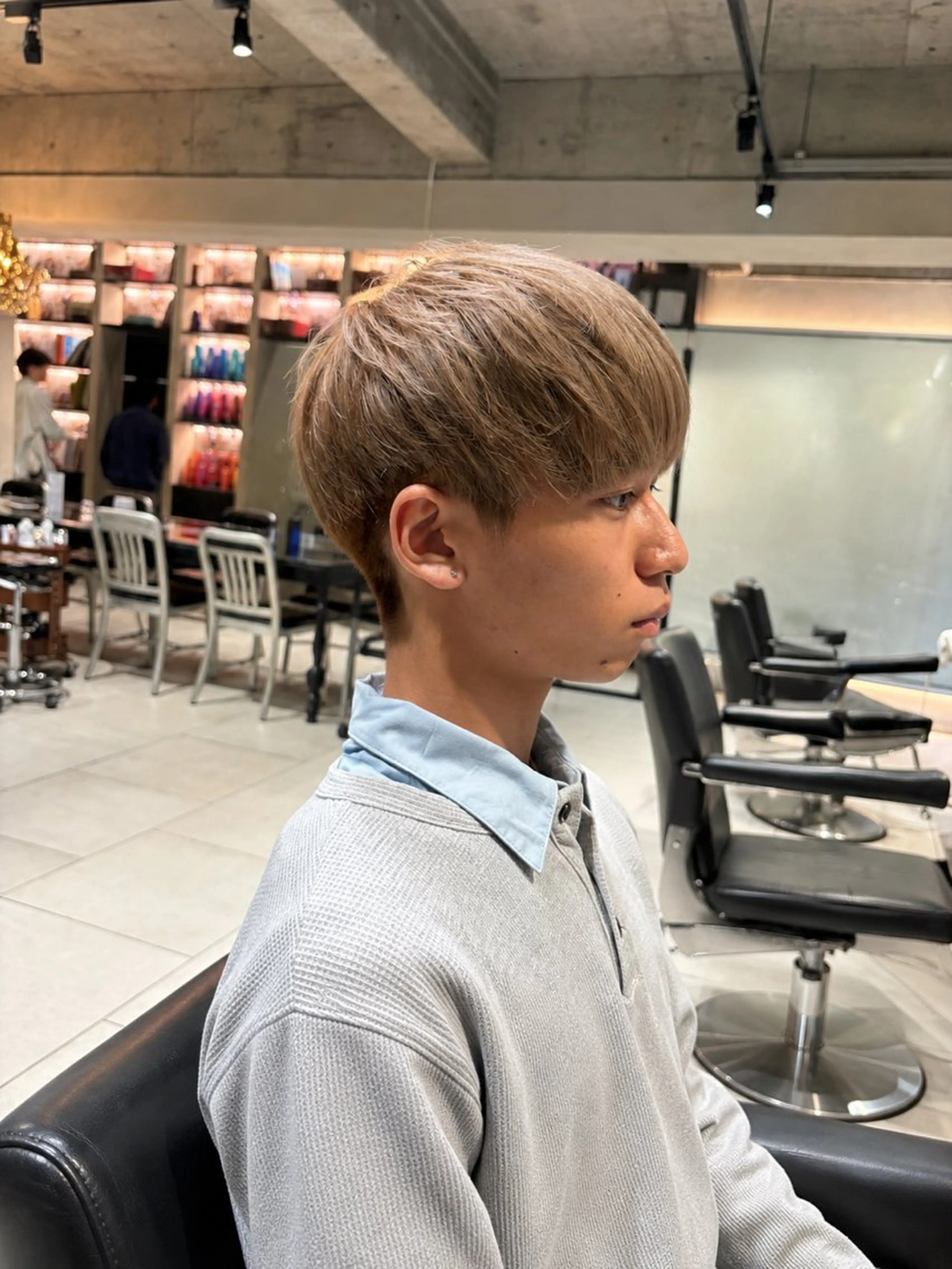 メンズ マッシュ 刈り上げ カット newton 🎀ここむぎのヘアスタイル