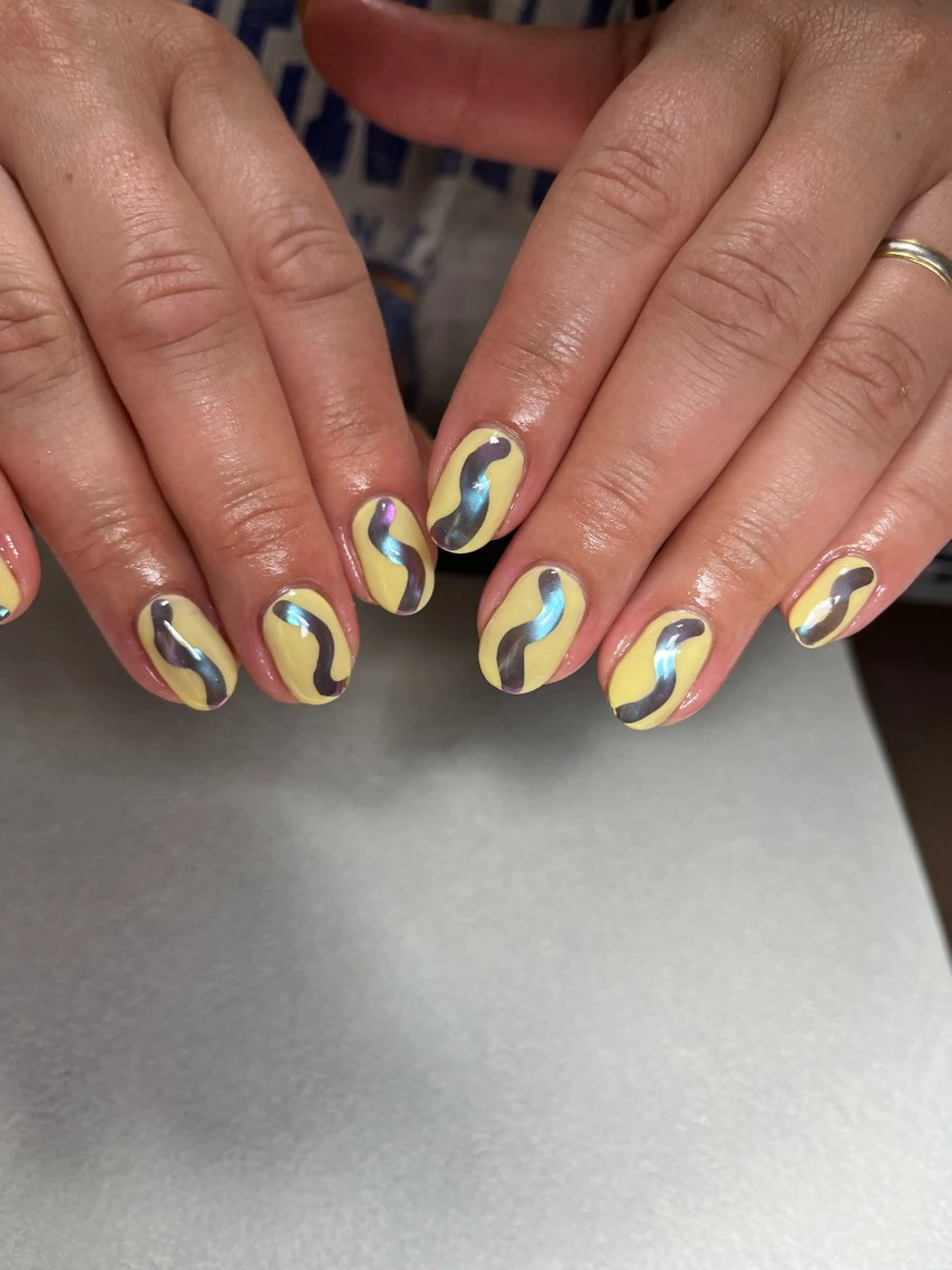 ネイル ハンドネイル tsumeya ゆるかわ手描きネイルのネイルデザイン