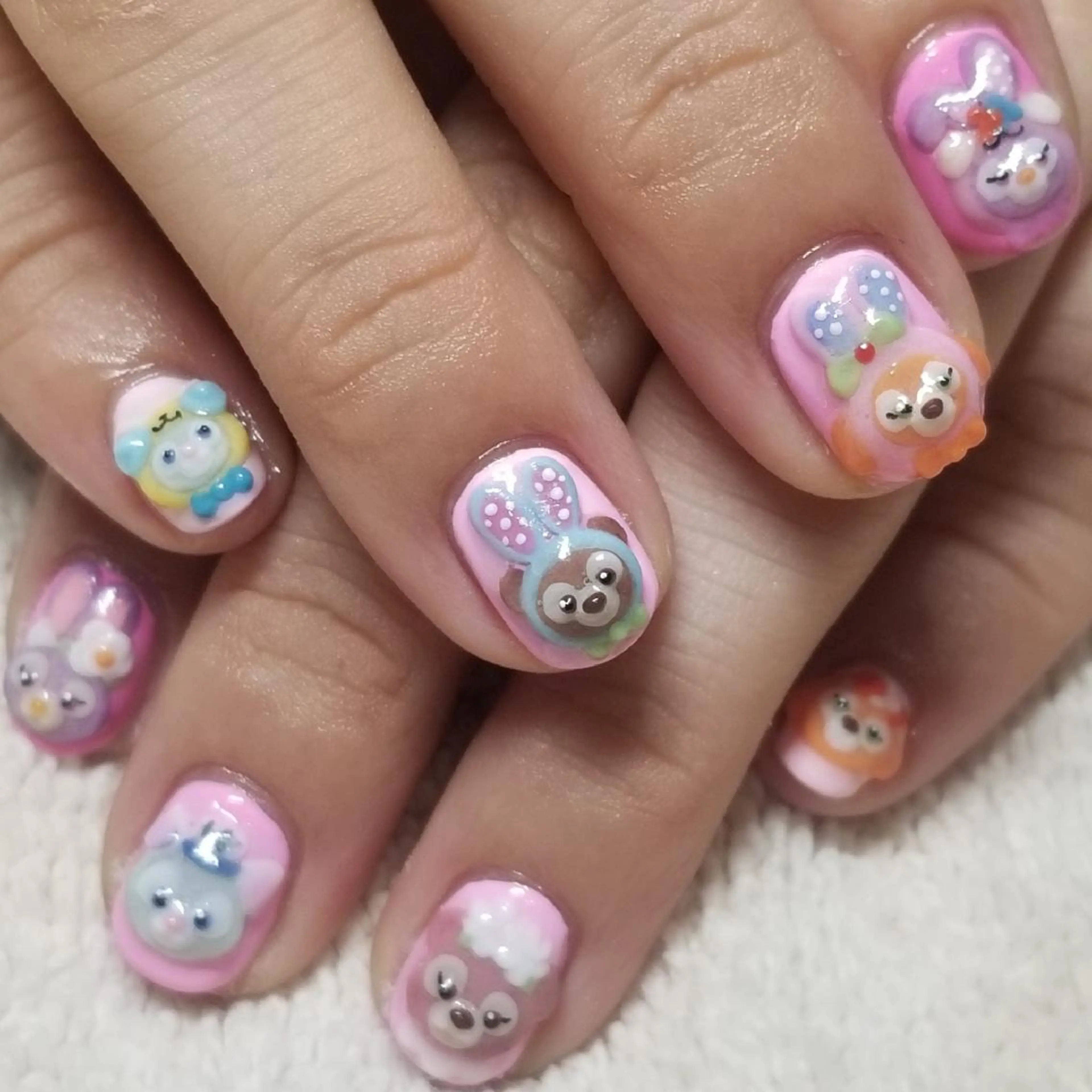 ネイル グラデーション ピンク 春ネイル ハンドネイル よしだ ひろきのネイルデザイン