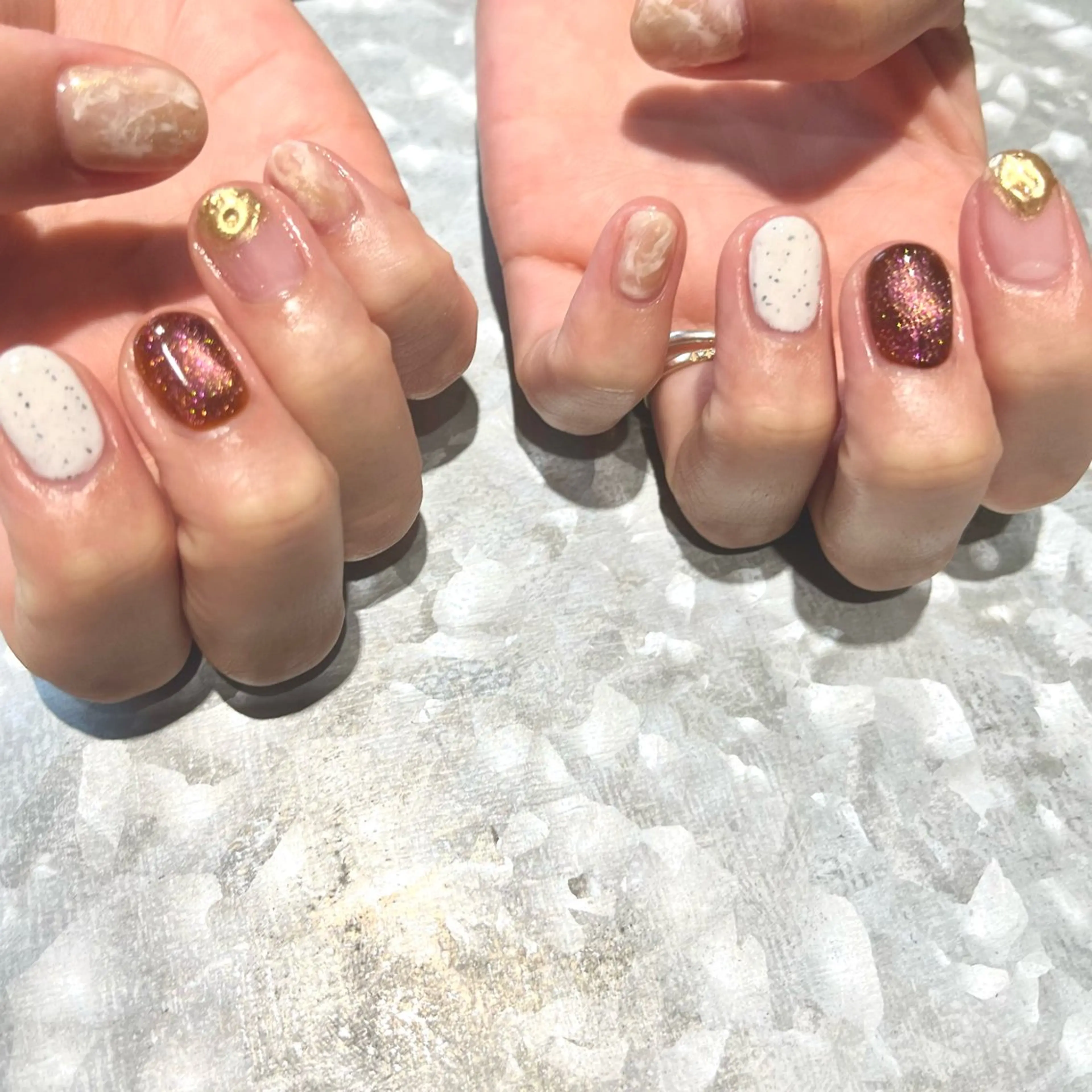 ネイル ニュアンスネイル TRAM-nail moriizumiのネイルデザイン