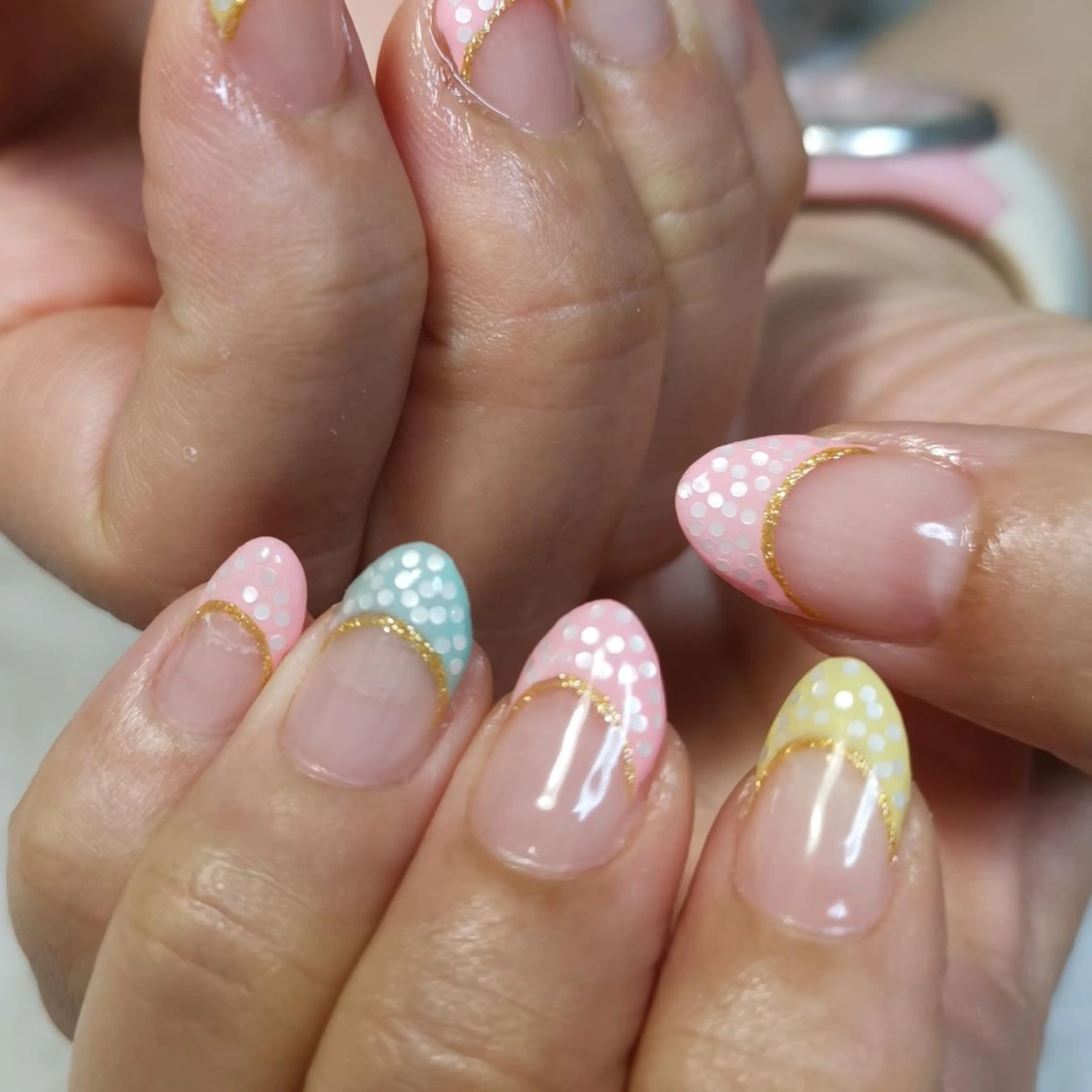 ネイル フレンチネイル パステルネイル ハンドネイル reve あやののネイルデザイン