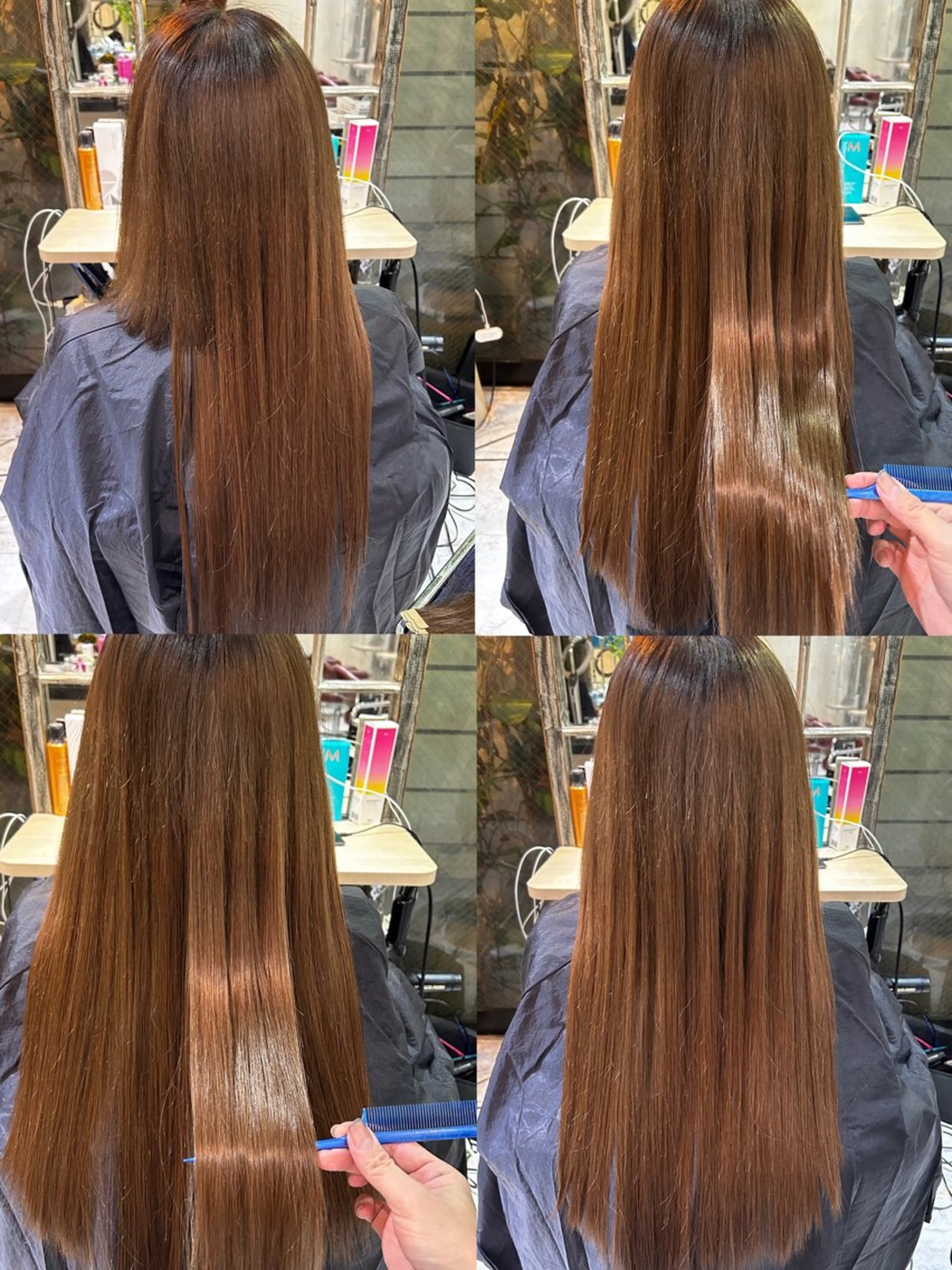 ロング カラー 佐伯 りょうのヘアスタイル
