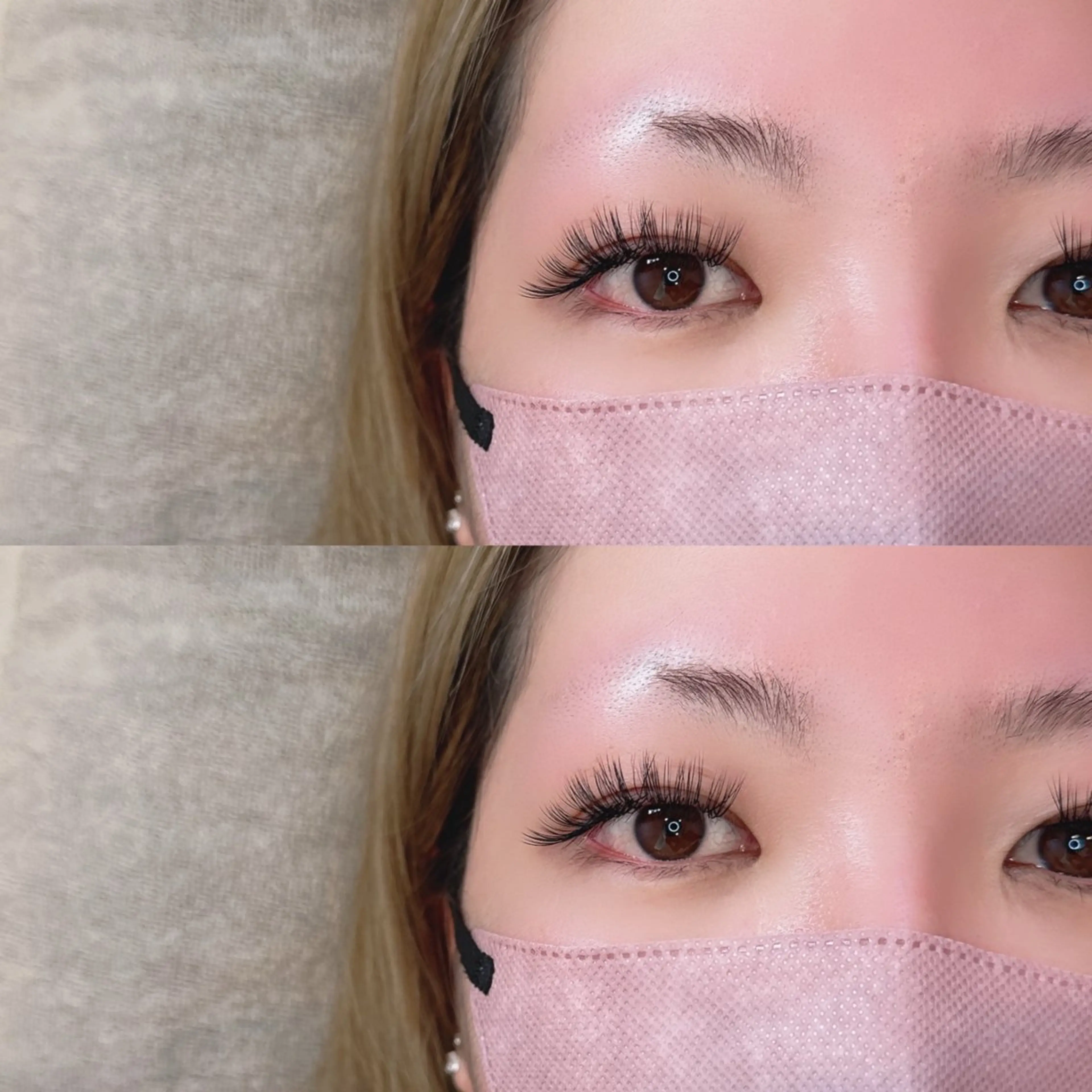 マツエク・マツパ バインドロック フラットラッシュ Lカール マツエク NUAH所属・NUAH 水本ひなたのマツエク・マツパデザイン