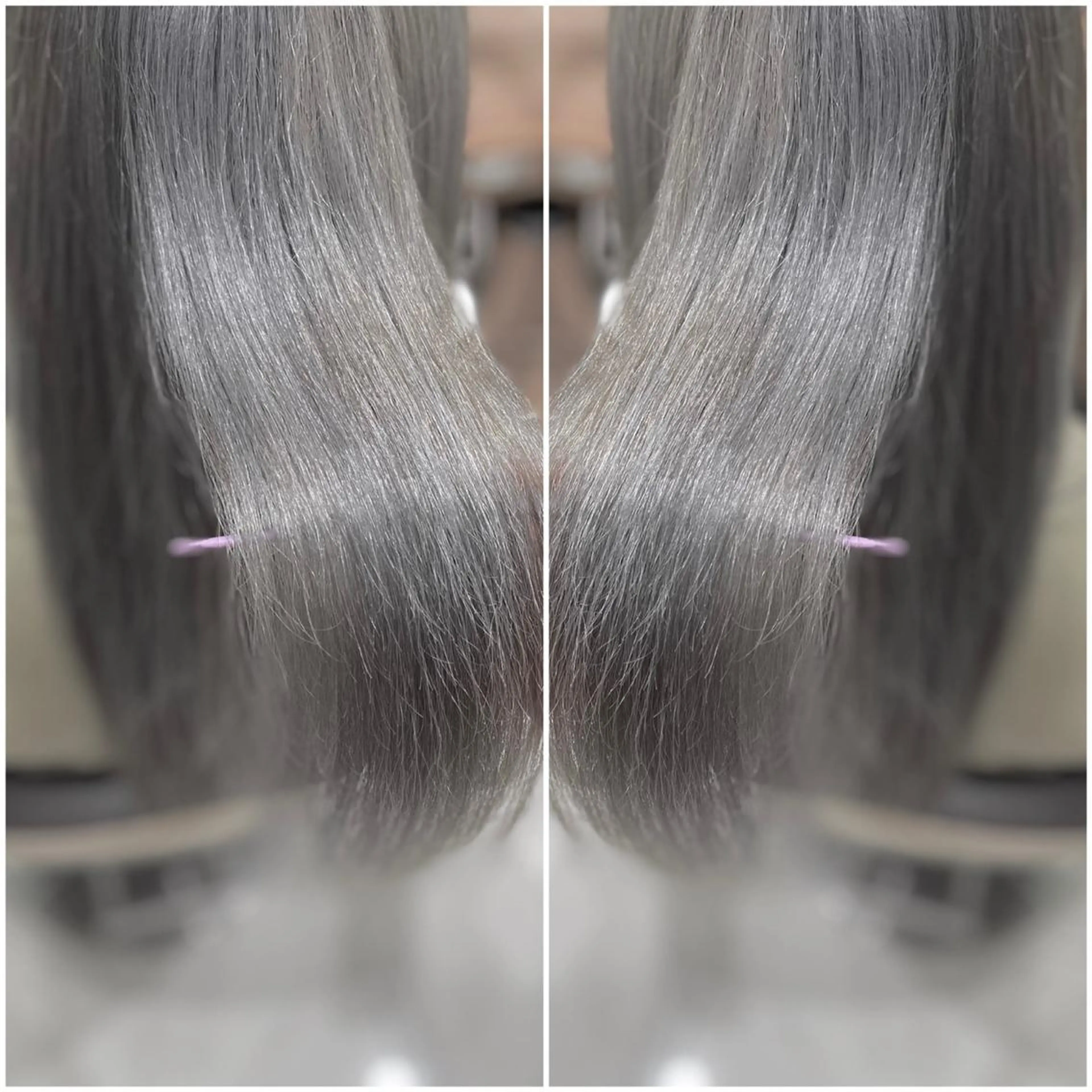 セミロング カラー 全席個室　暖色カラー Zina松園優香🌸のヘアスタイル