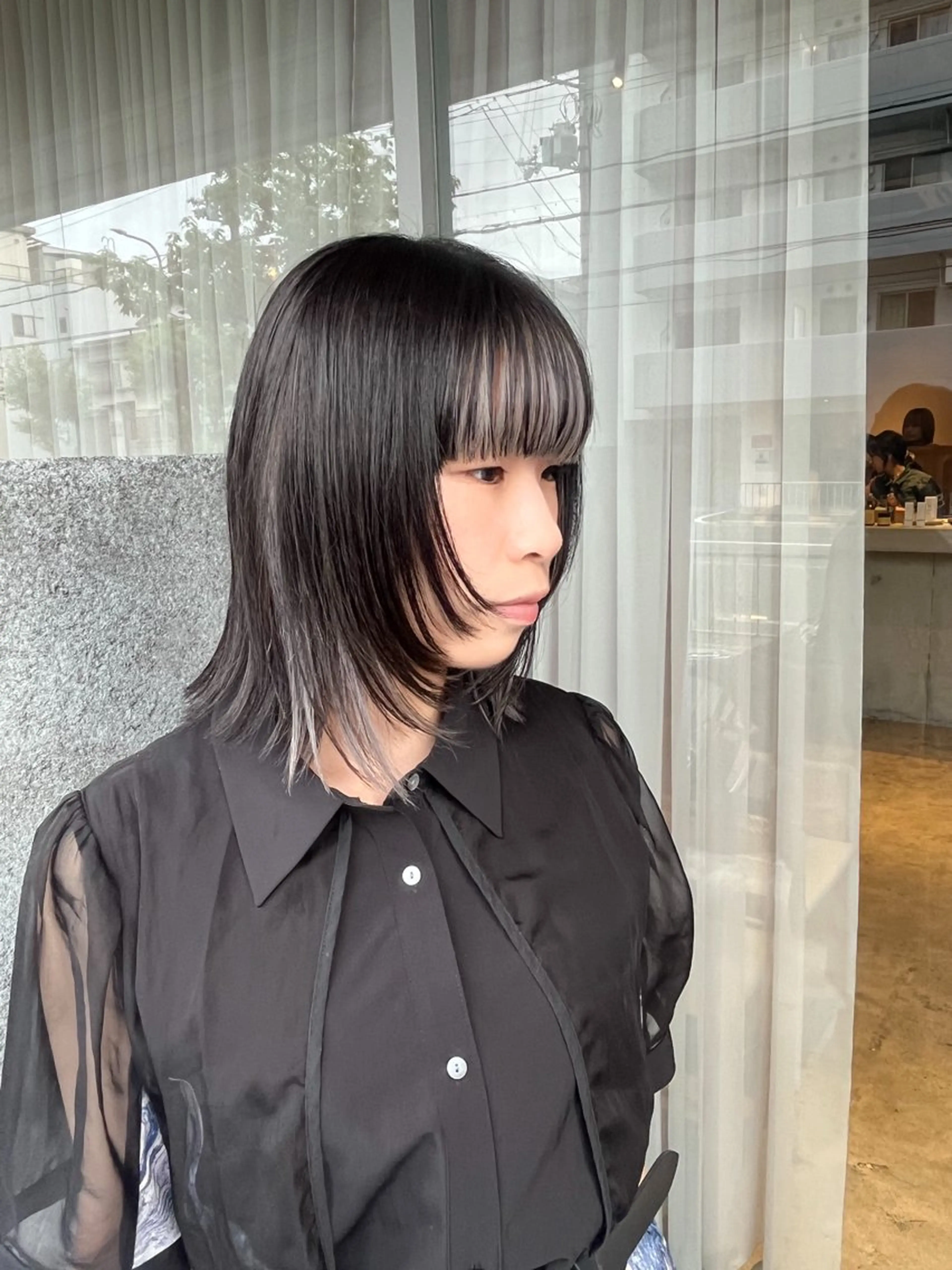 ミディアム レイヤーカット モデル募集/ショート ボブ/コジマショウタのヘアスタイル