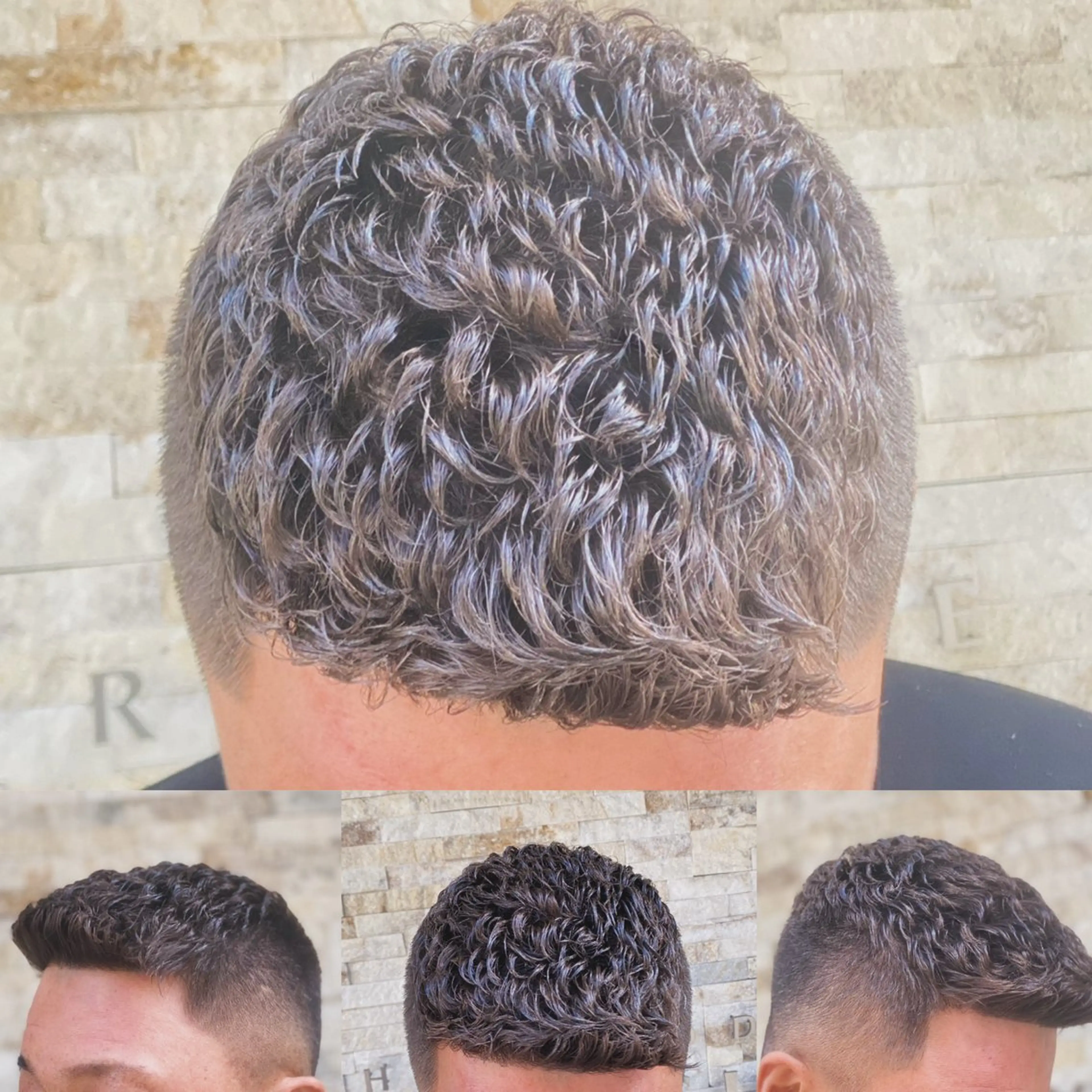 ショート カット パーマ 北川 竜也のヘアスタイル