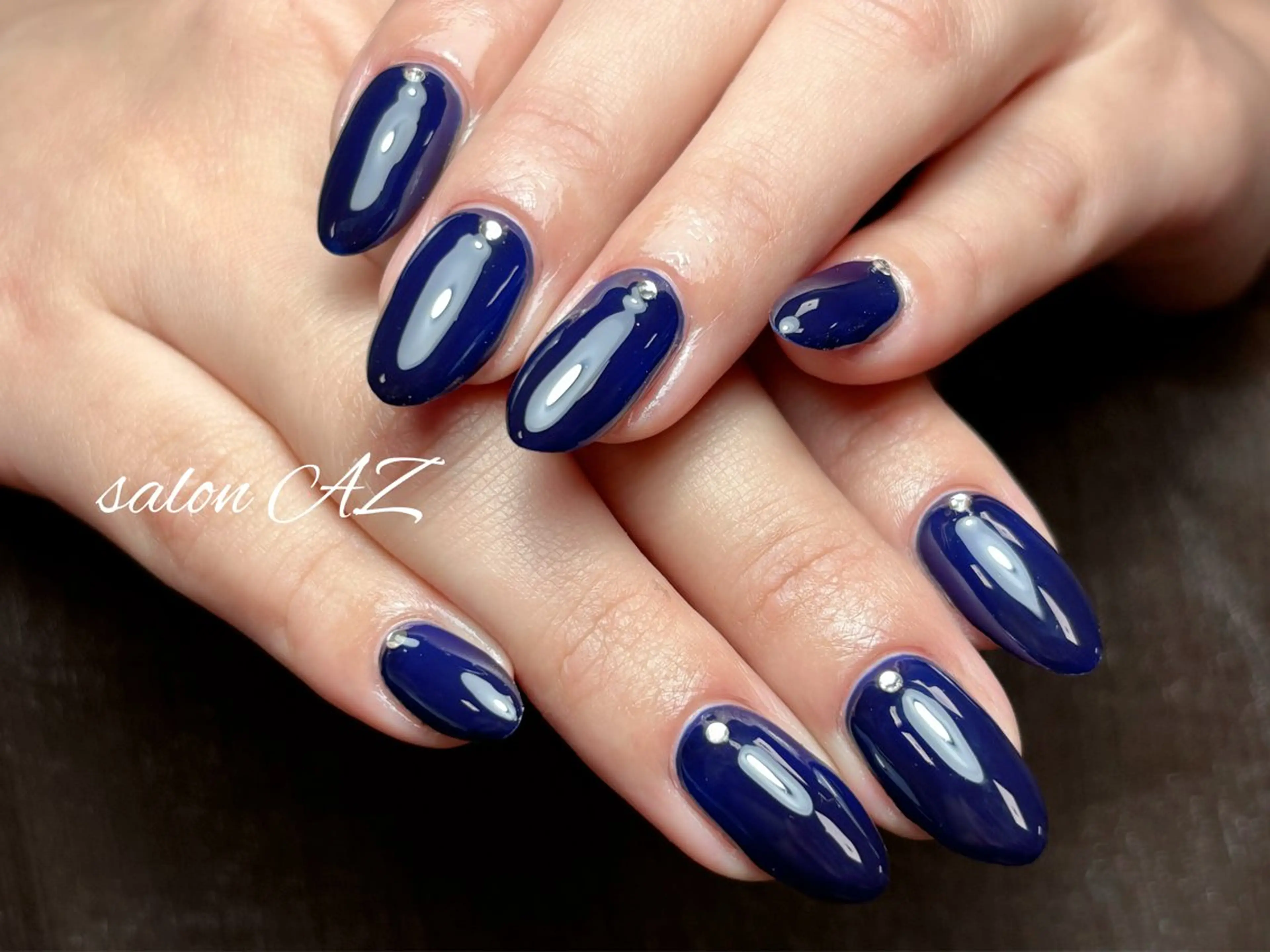 ネイル アートネイル 長さ出し フットネイル フレンチネイル ジェルネイル ハンドネイル salon AZのネイルデザイン