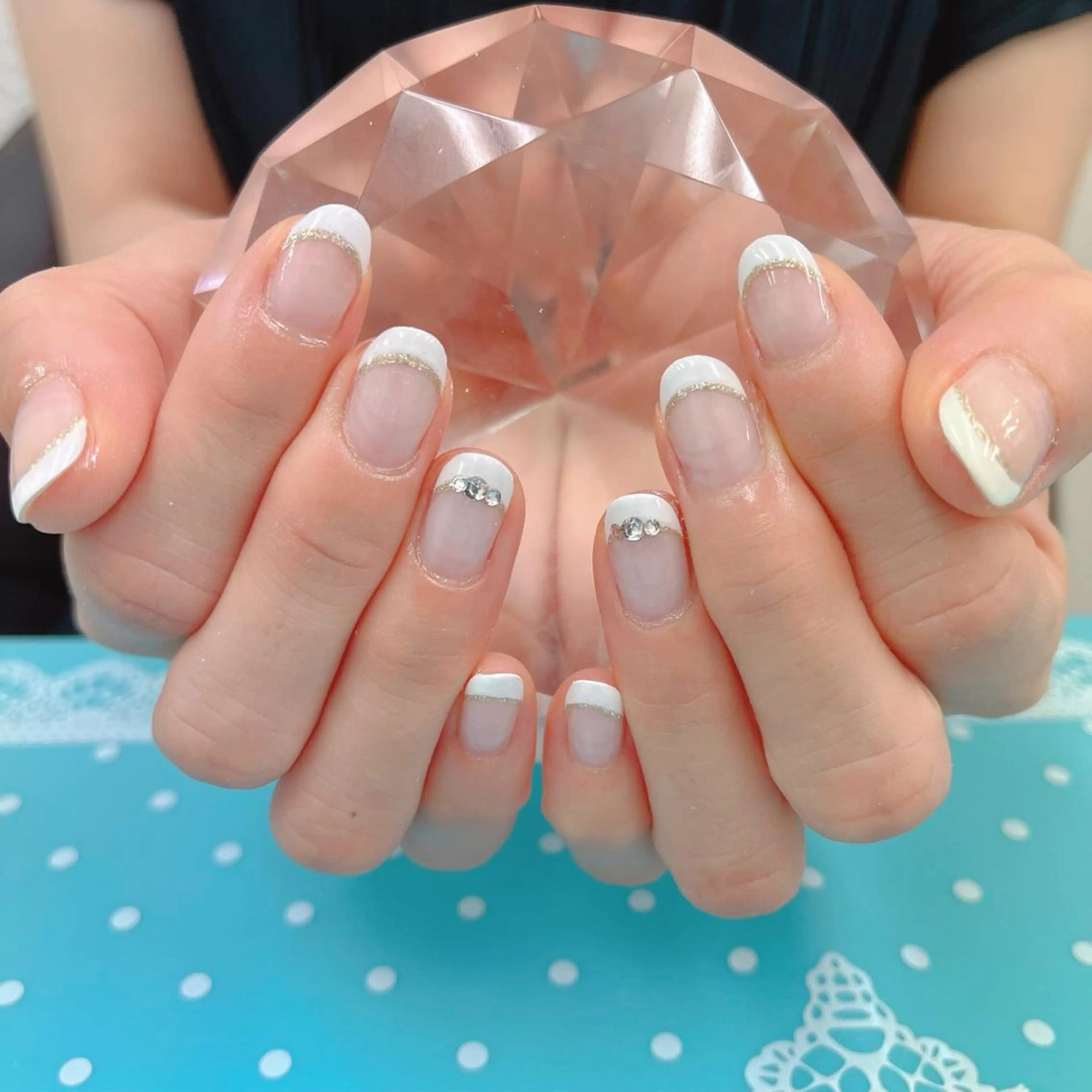 ネイル フレンチネイル BlueDaisy 栄本店のネイルデザイン