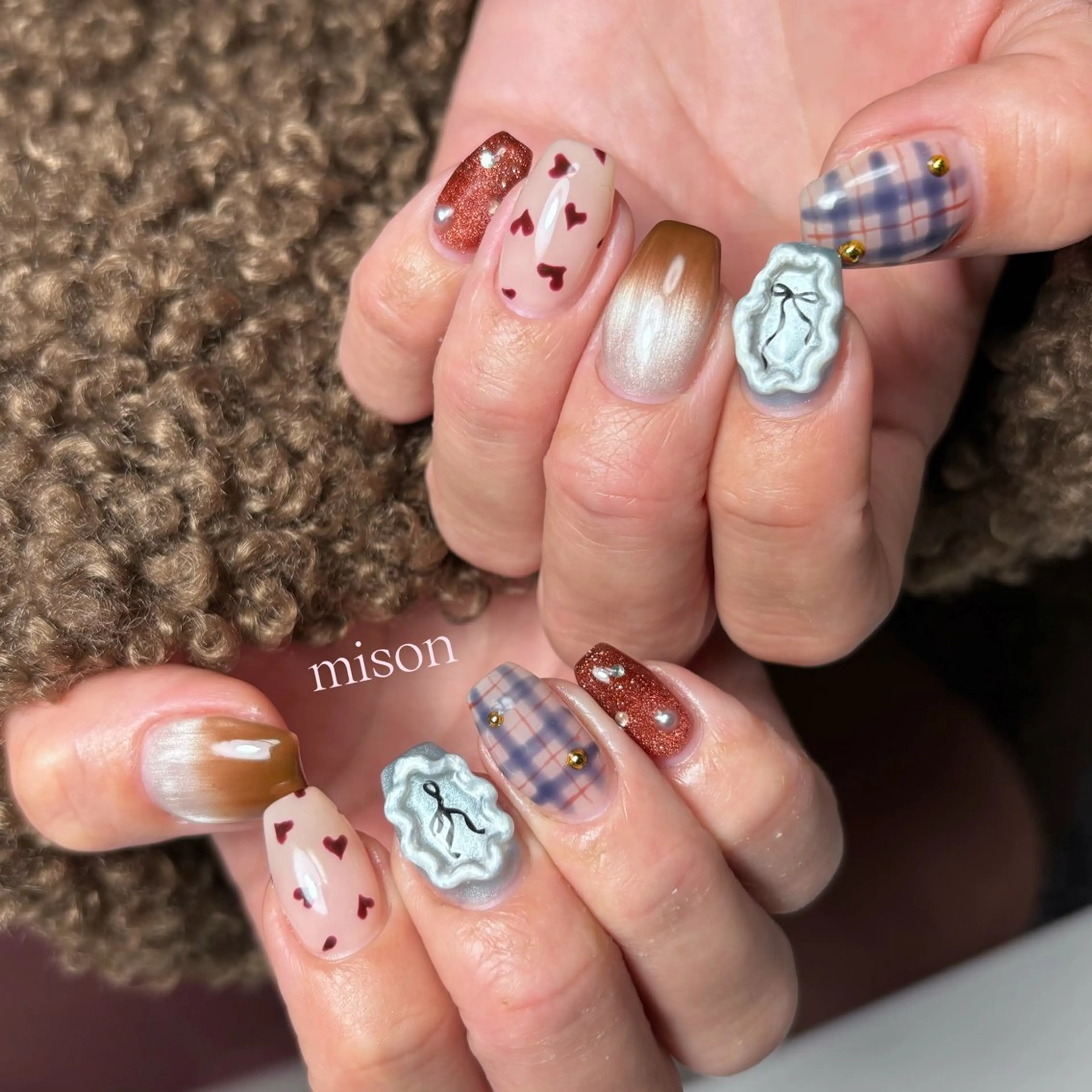 ネイル mison 安形友花のネイルデザイン