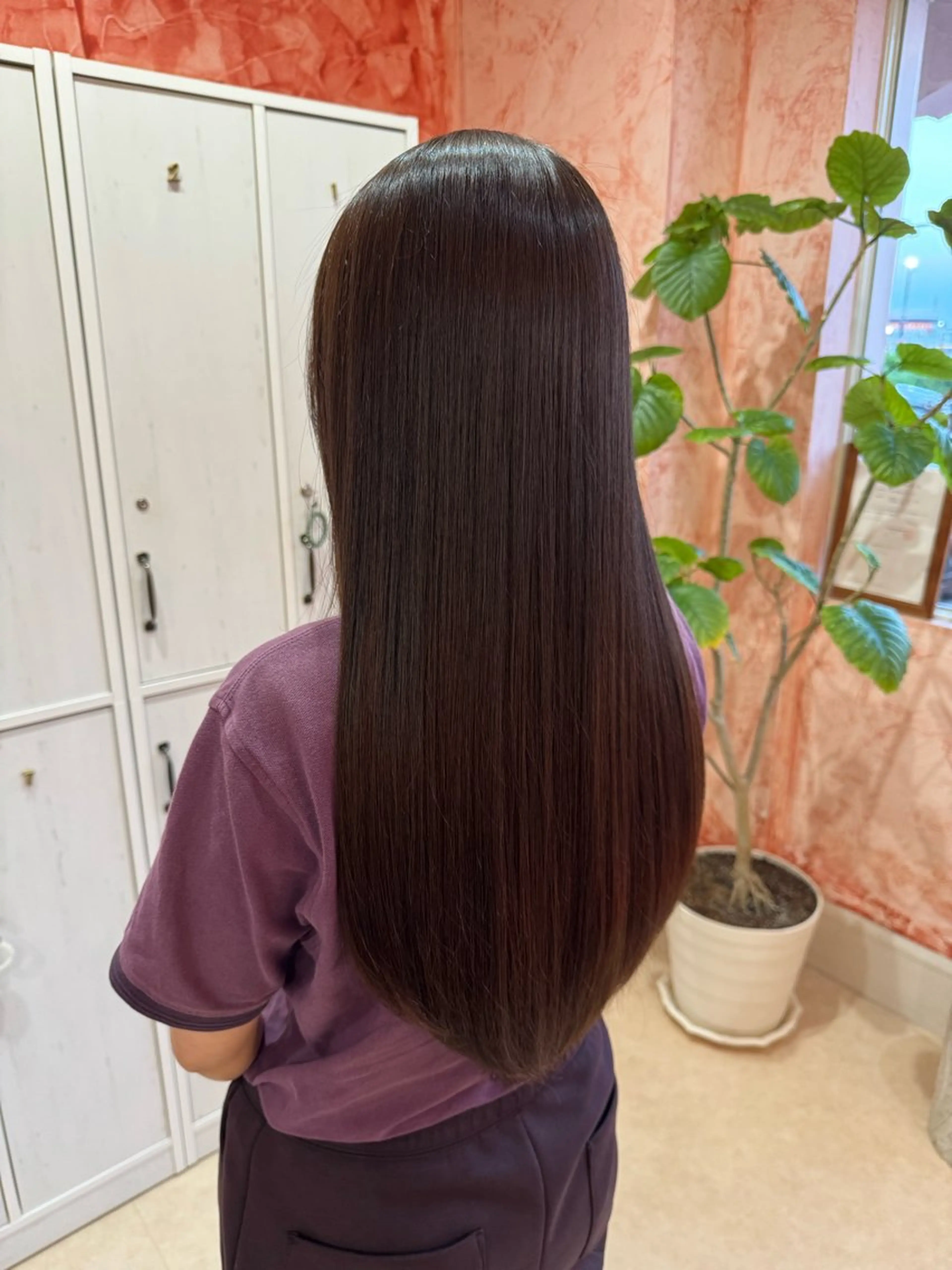 セミロング 髪質改善 髪質改善/艶髪/ 稲葉史泰のヘアスタイル