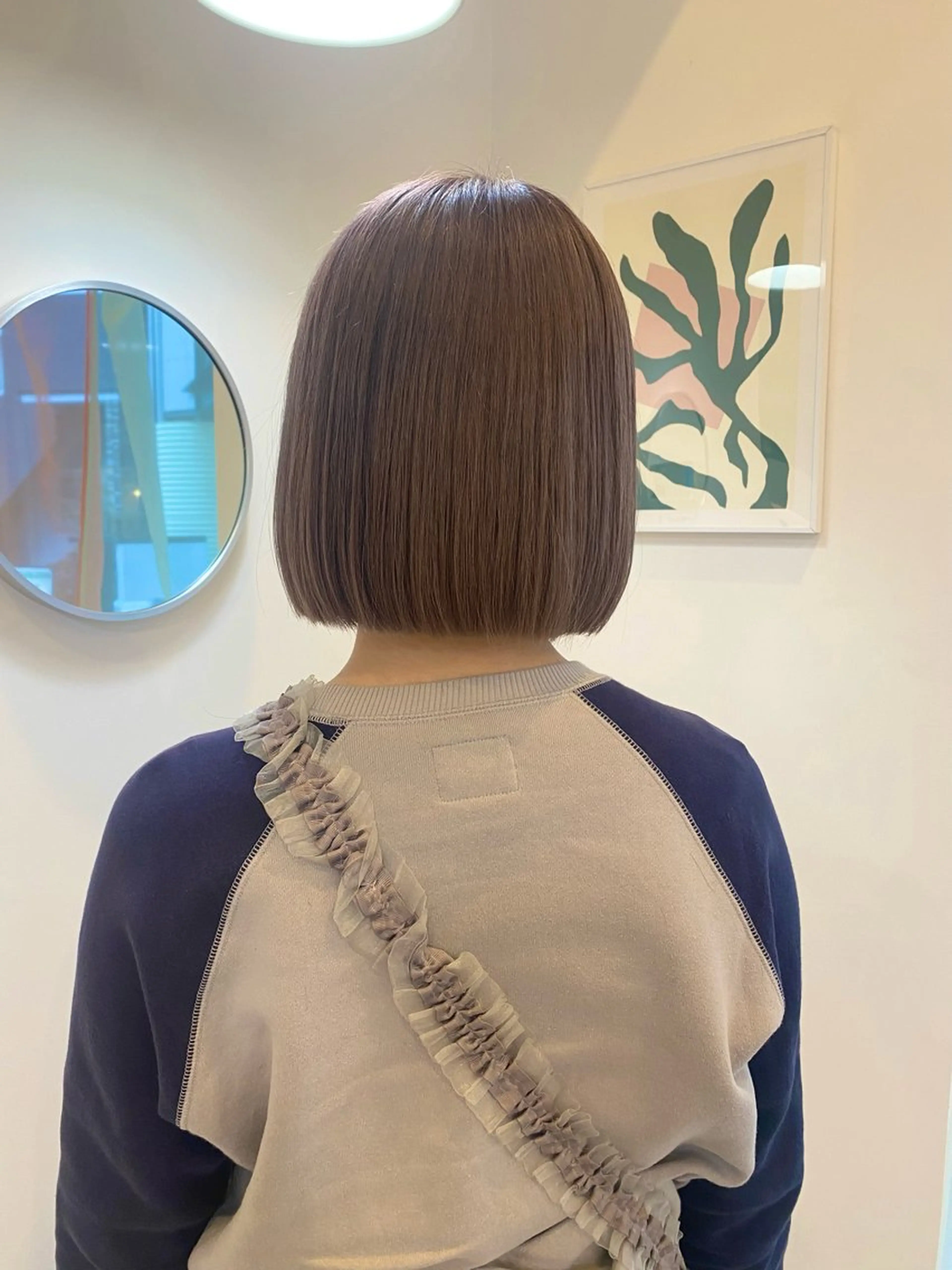 ショート 切りっぱなしボブ ボブ 中津 まどかのヘアスタイル