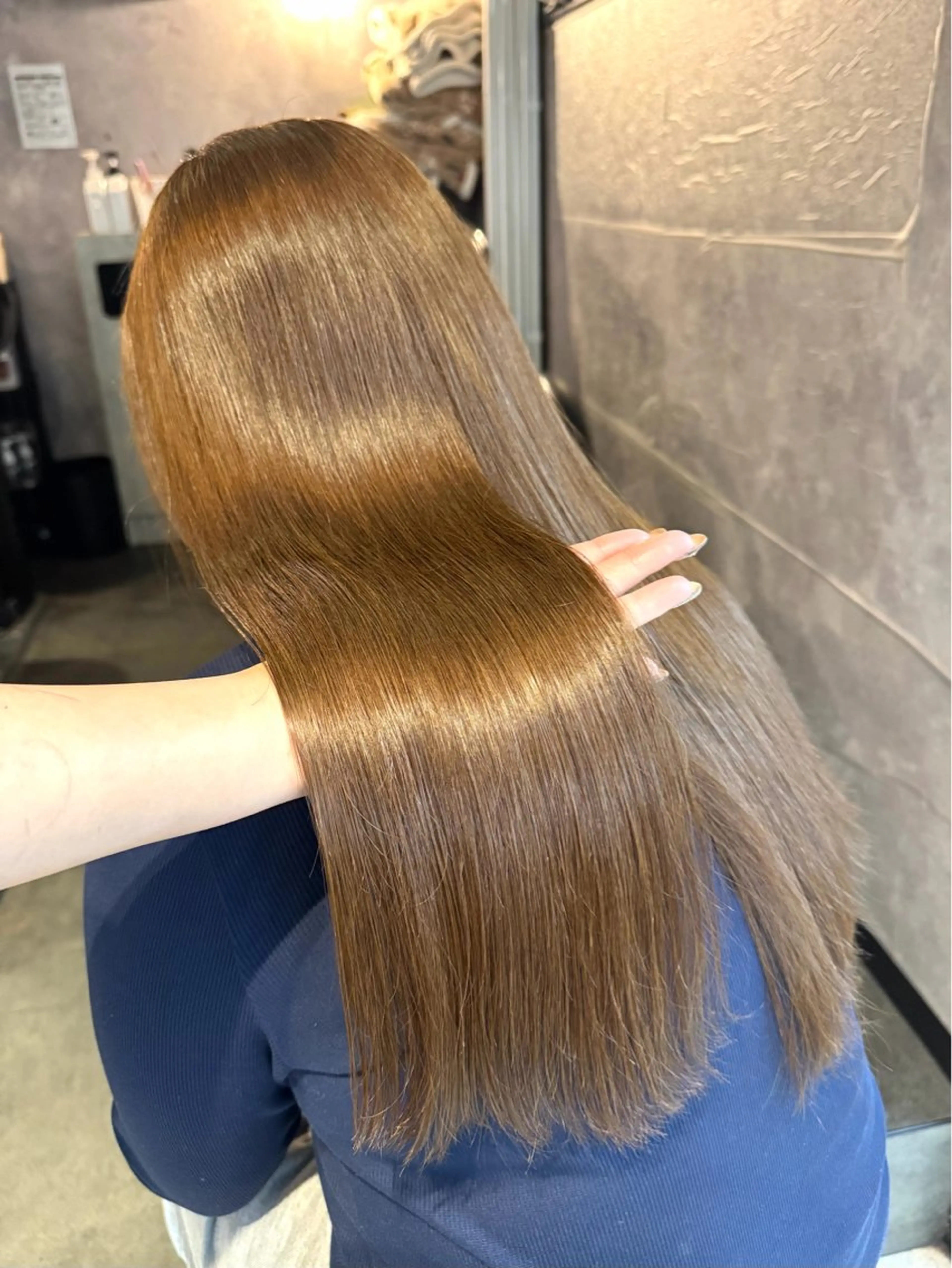 ロング カラー ヘアカラー トリートメント 🩶鈴木茉奈🩶艶髪 /透明感/暖色カラーのヘアスタイル