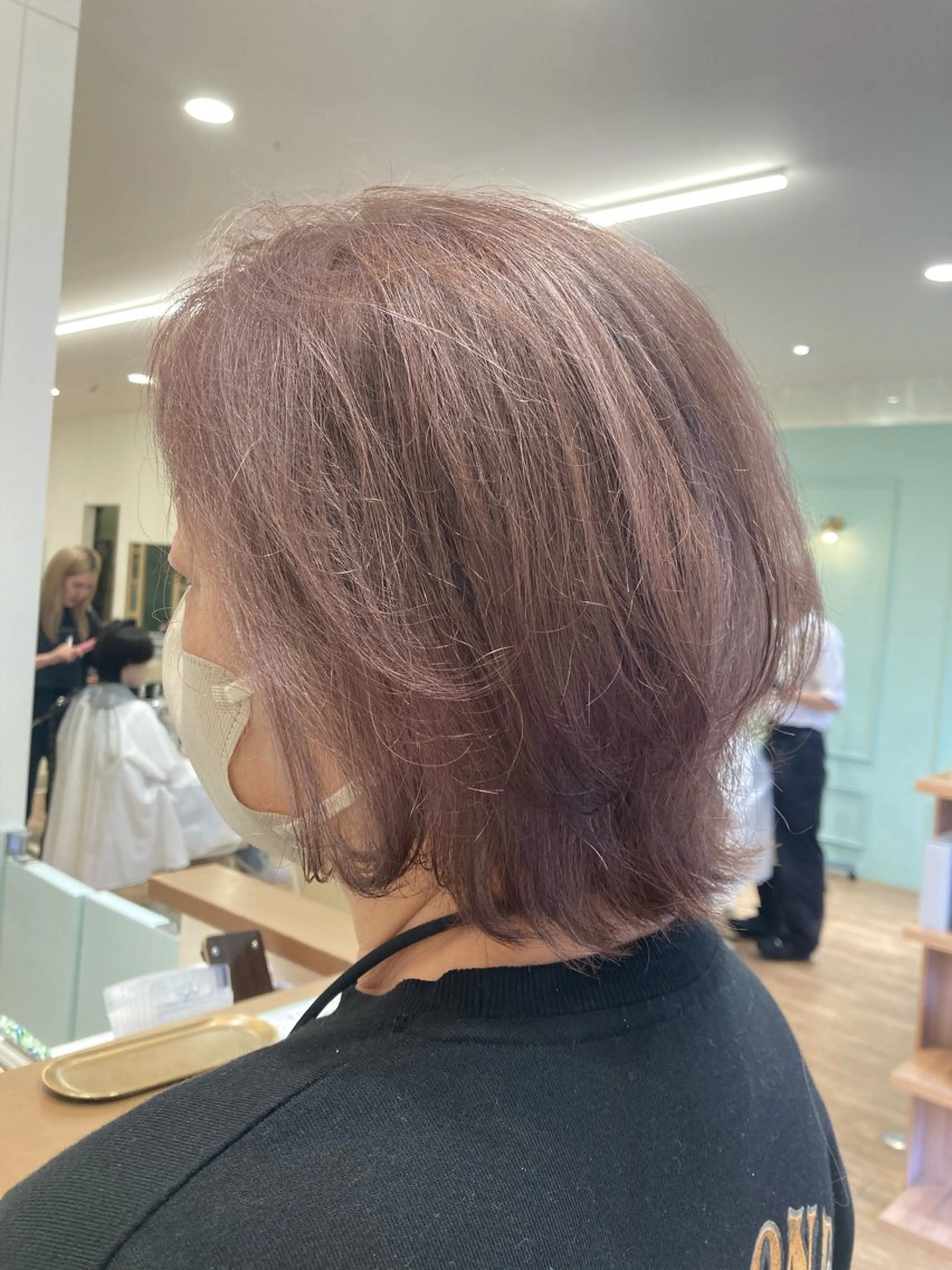 ショート カラー ベージュカラー ミルクティーベージュ モカベージュ ヘアカラー むらたみずき /大宮ボブ、ショートのヘアスタイル