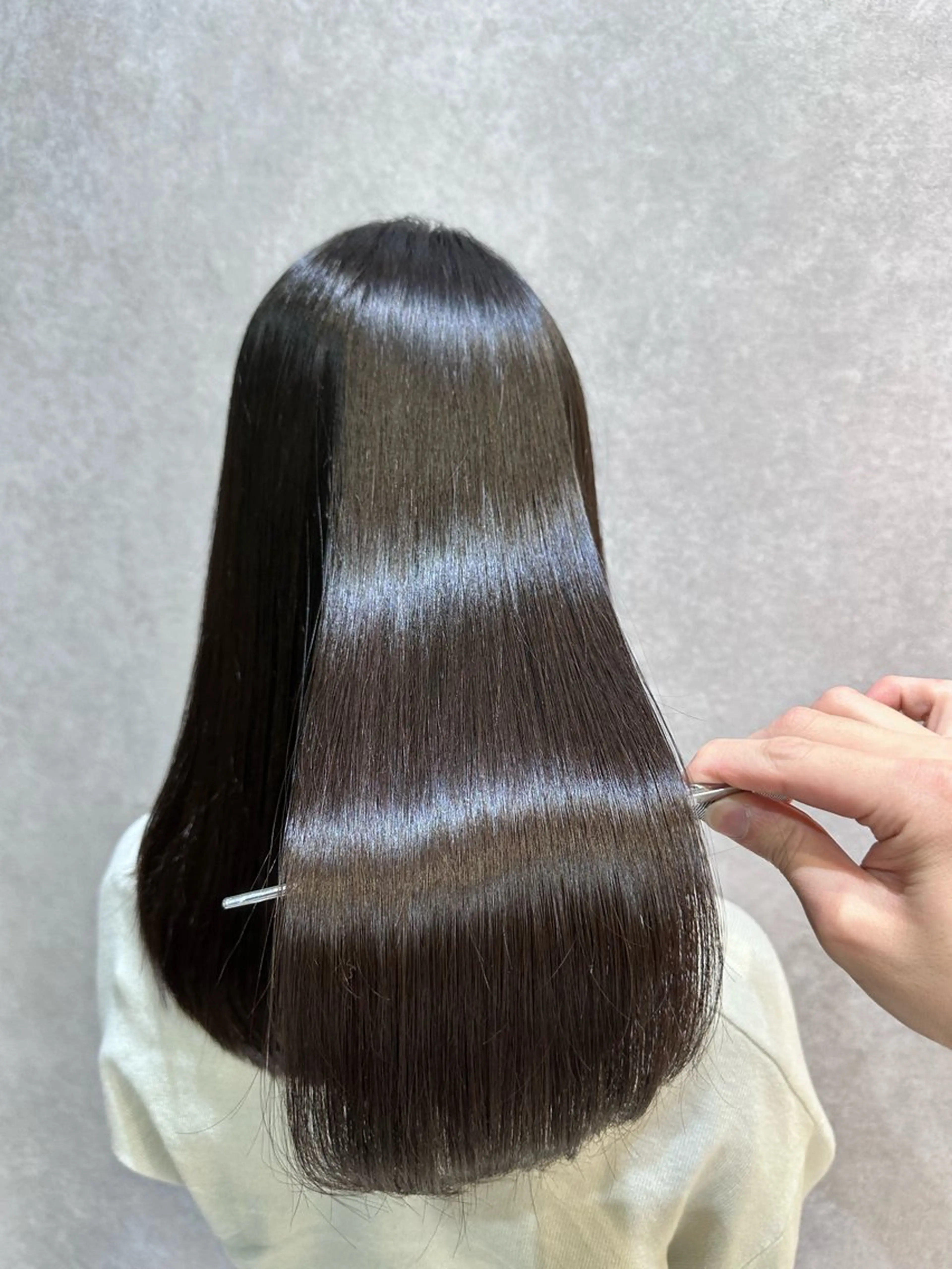 セミロング 🔸縮毛矯正/髪質 改善カラー石崎🔸のヘアスタイル