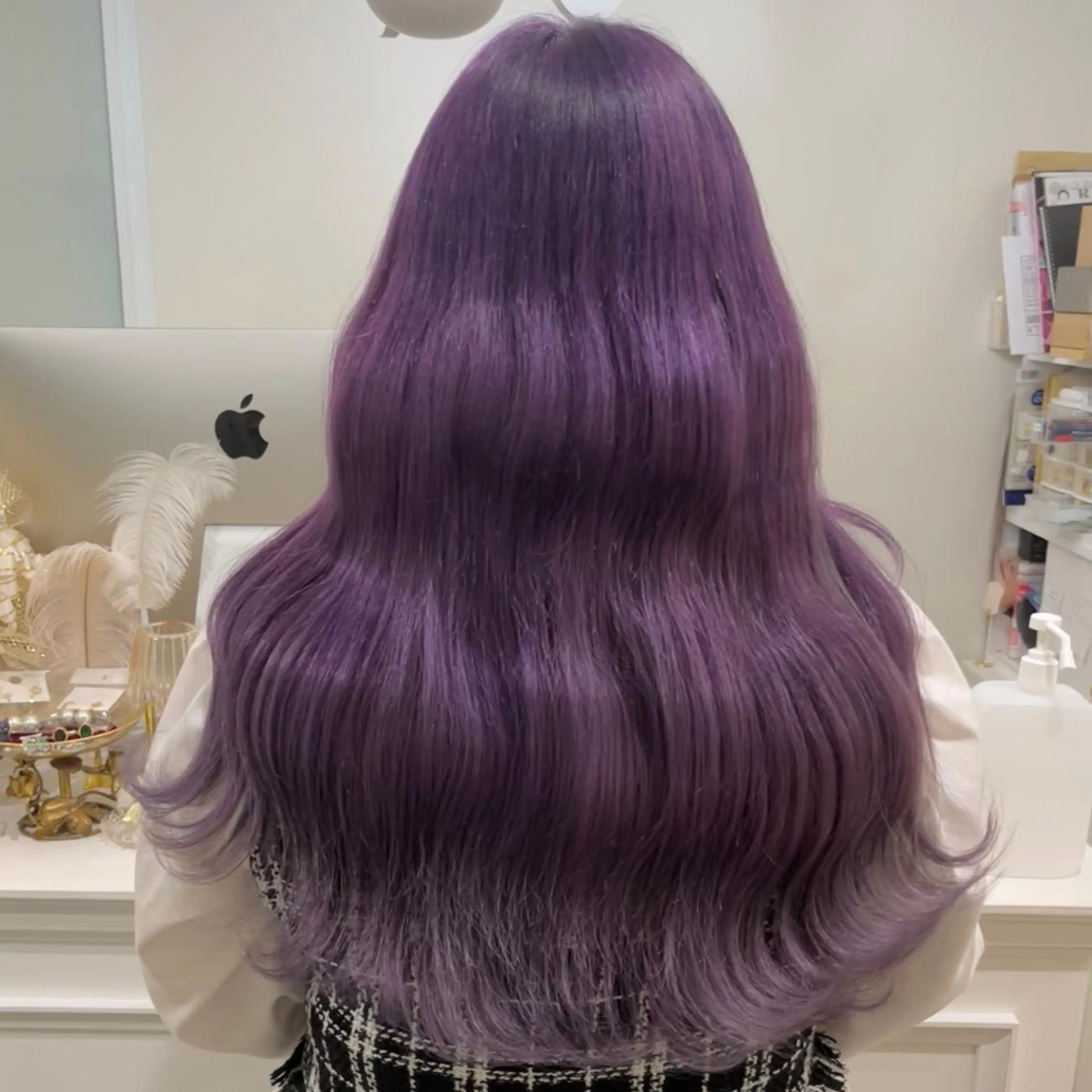 ロング カラー MOE🐈‍⬛🎀 エクステ/ワンホンのヘアスタイル