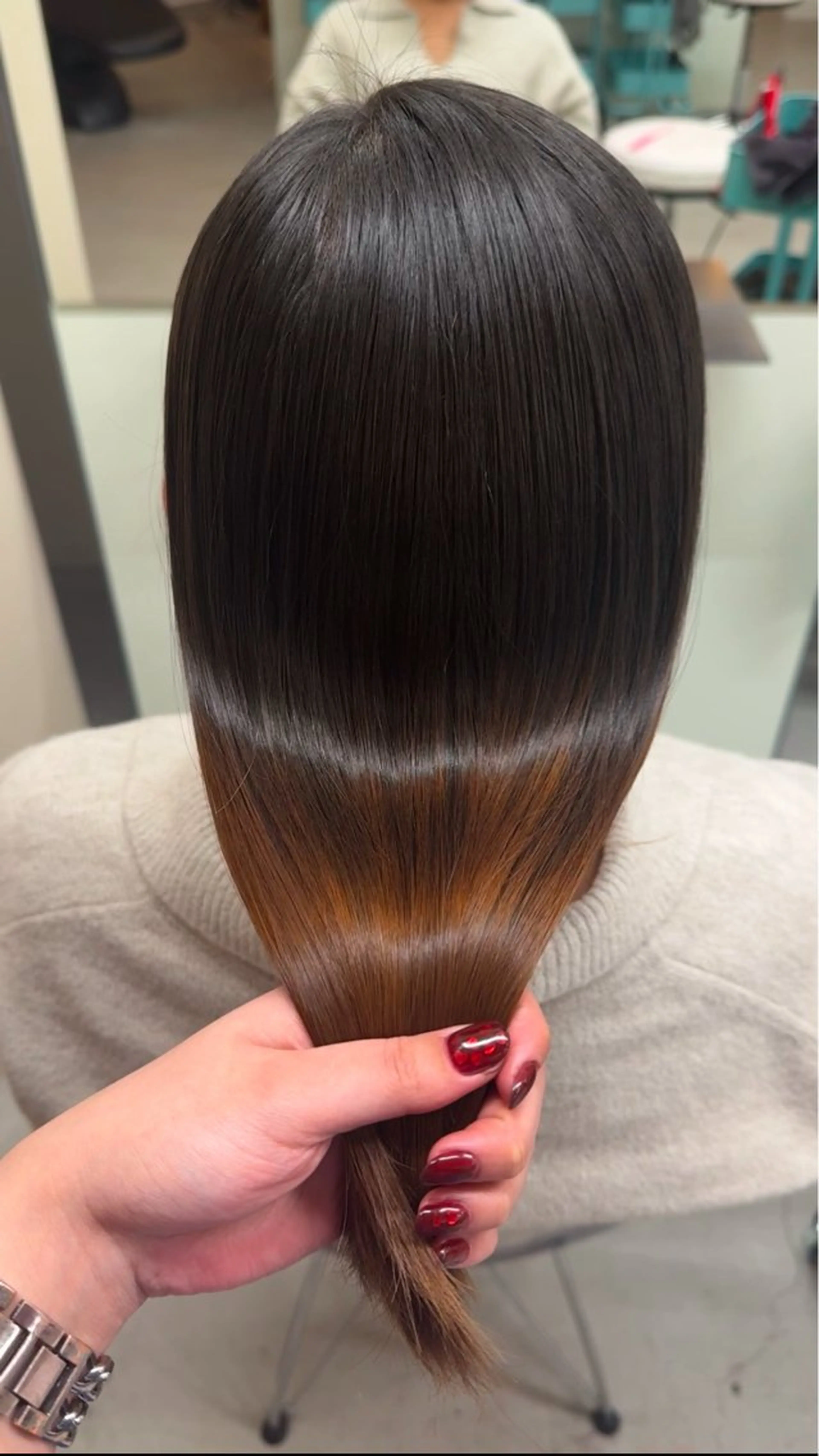 セミロング カラー 大人っぽ透明感カラー 🥂/ mayuのヘアスタイル