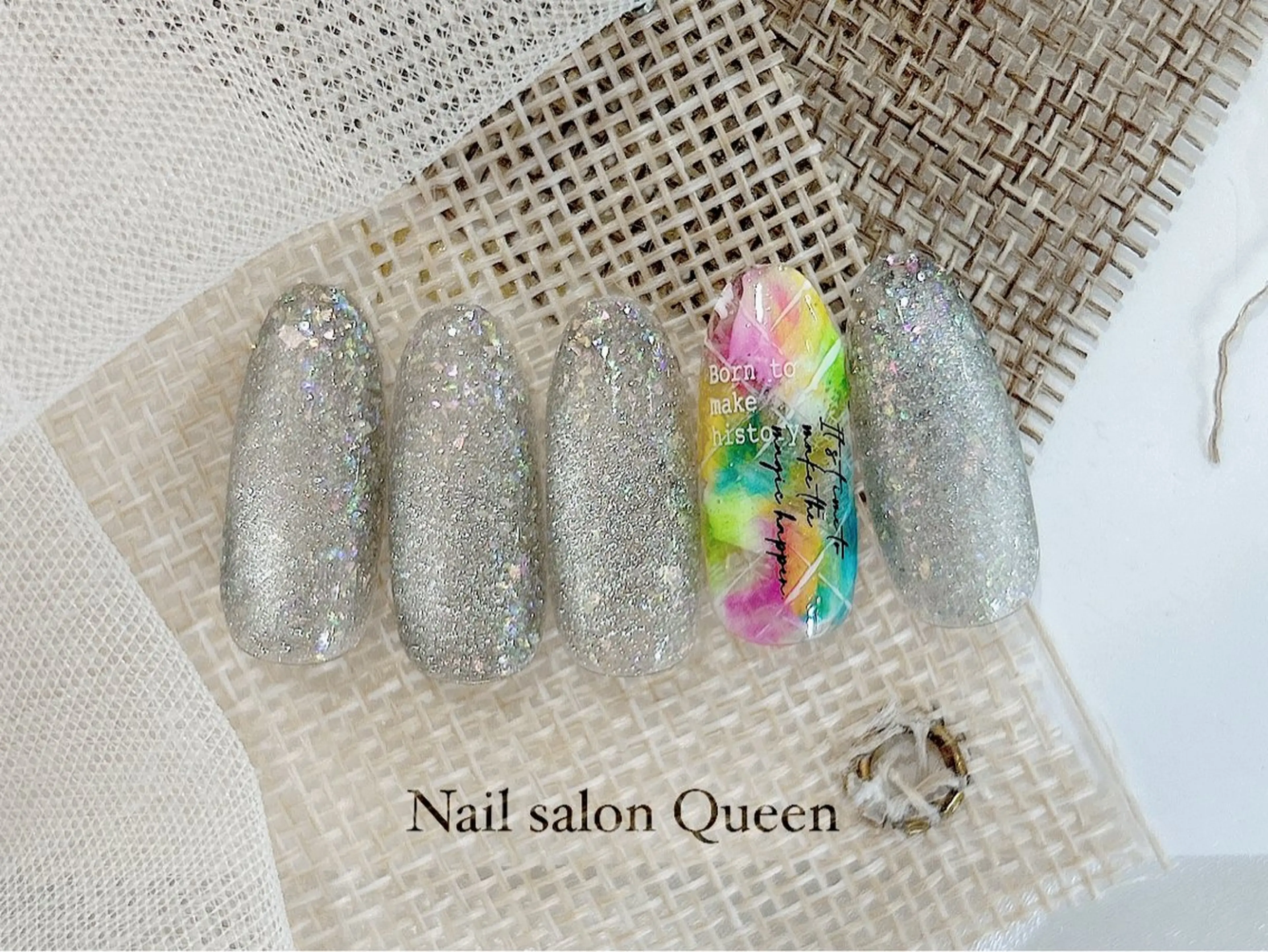 ネイル フレンチネイル 韓国ネイル マグネットネイル 持ち込み ネイルサロンクイーン 東京/新宿/大久保のその他イメージ