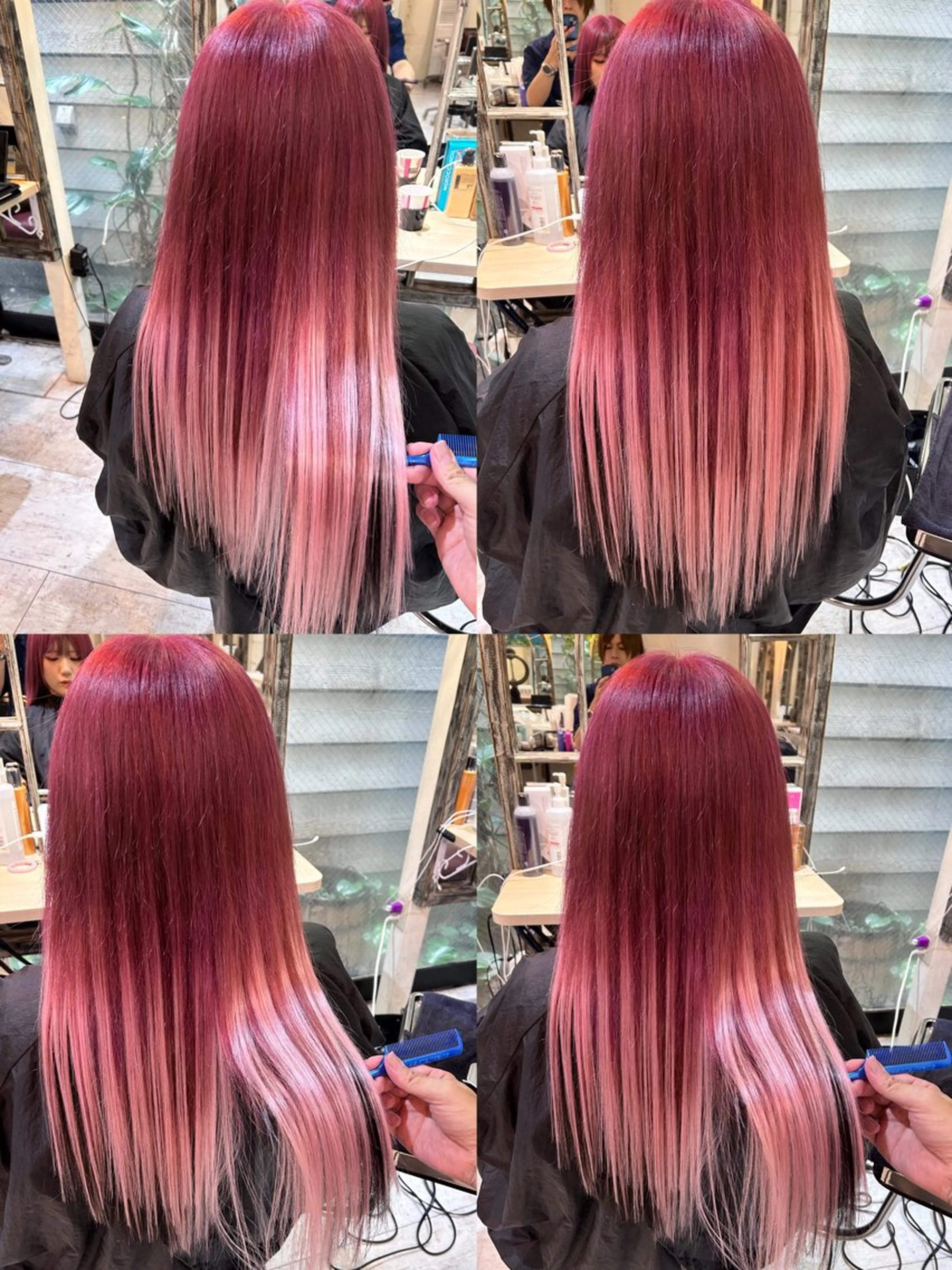 ロング カラー 6Dエクステ 板橋店のヘアスタイル