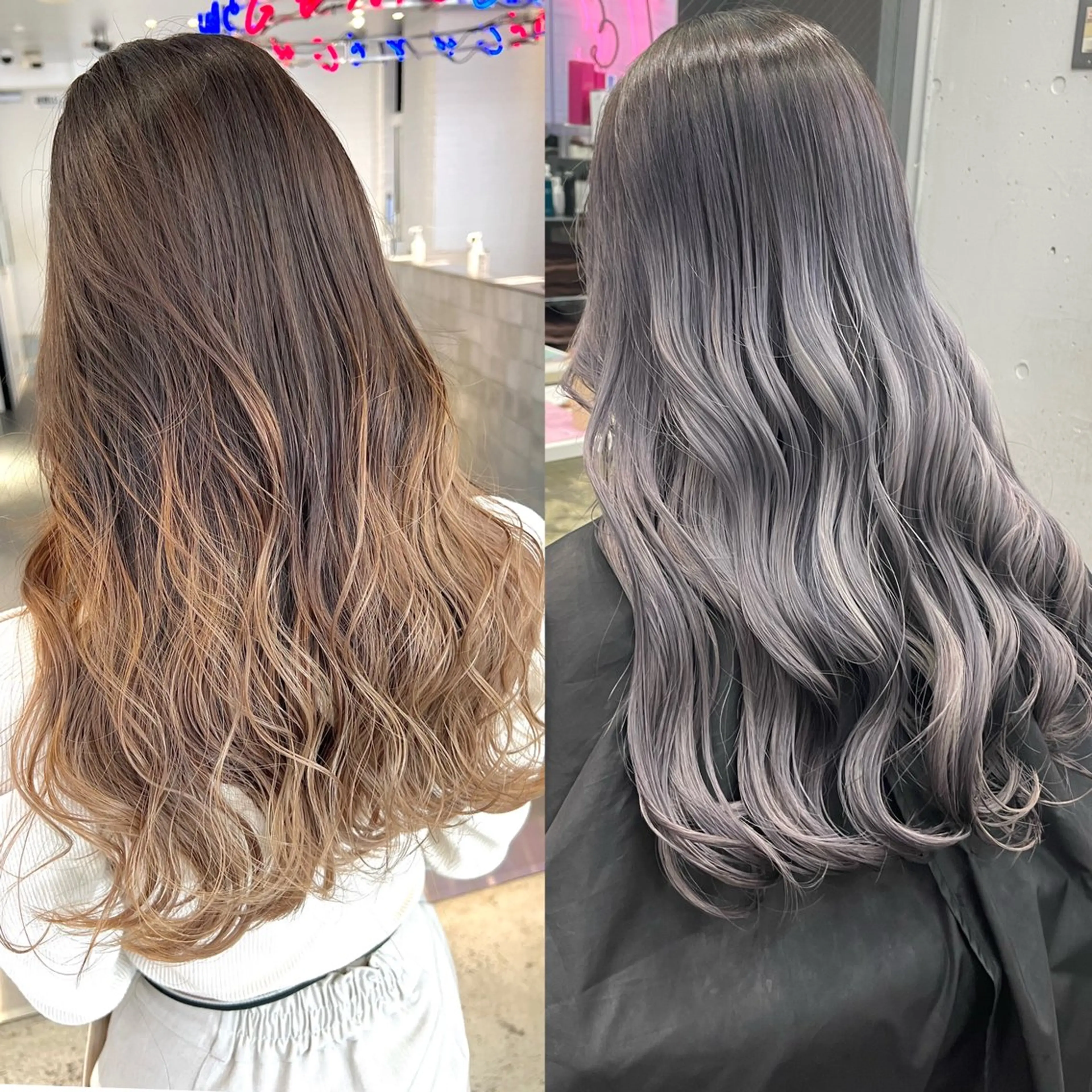 ロング カラー ザクザクレイヤー 🍀/ブリーチ/小田のヘアスタイル