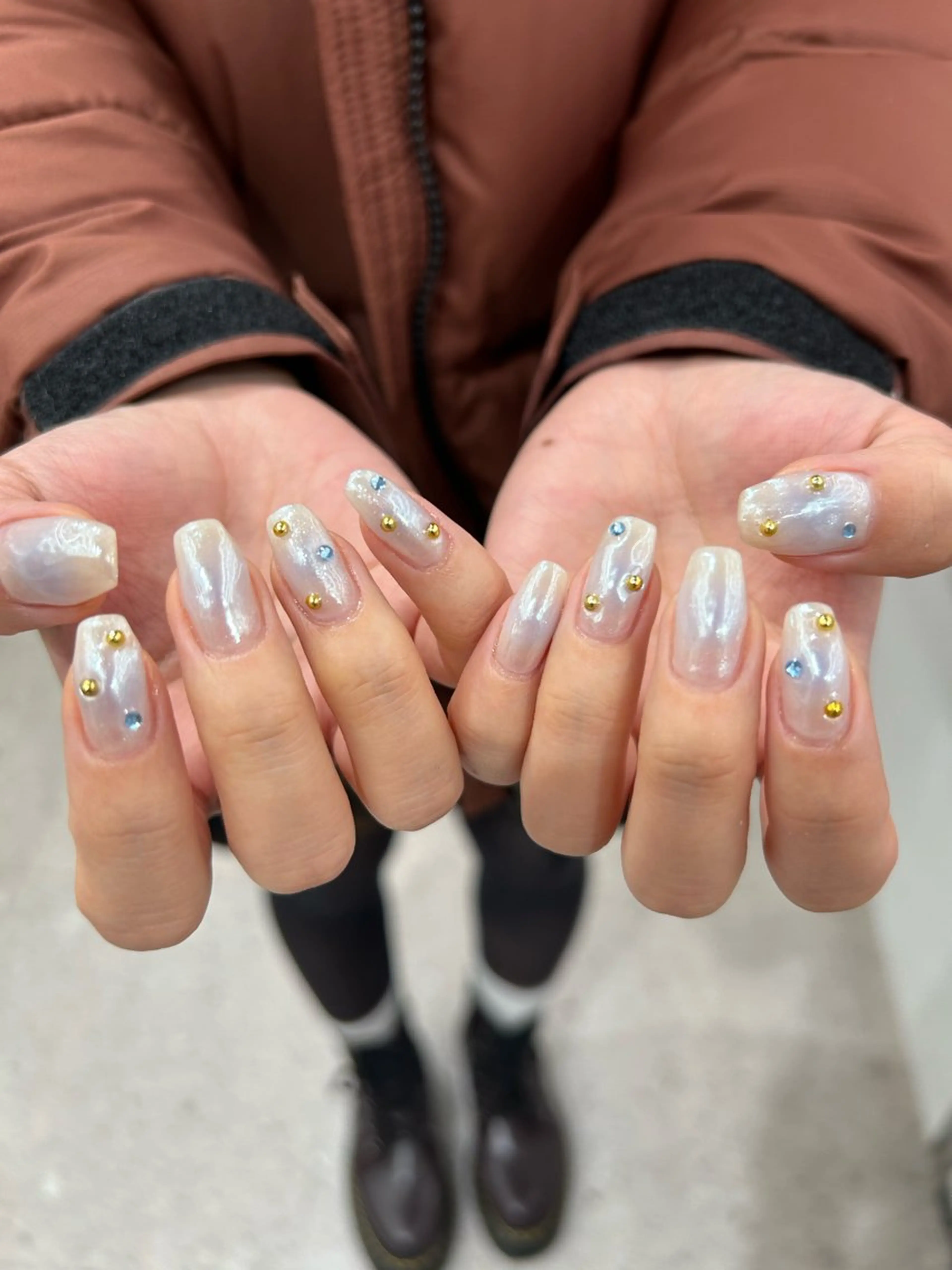 ネイル ハンドネイル ハンドケア 韓国風🤍 イワサキ　リコ🍒のヘアスタイル